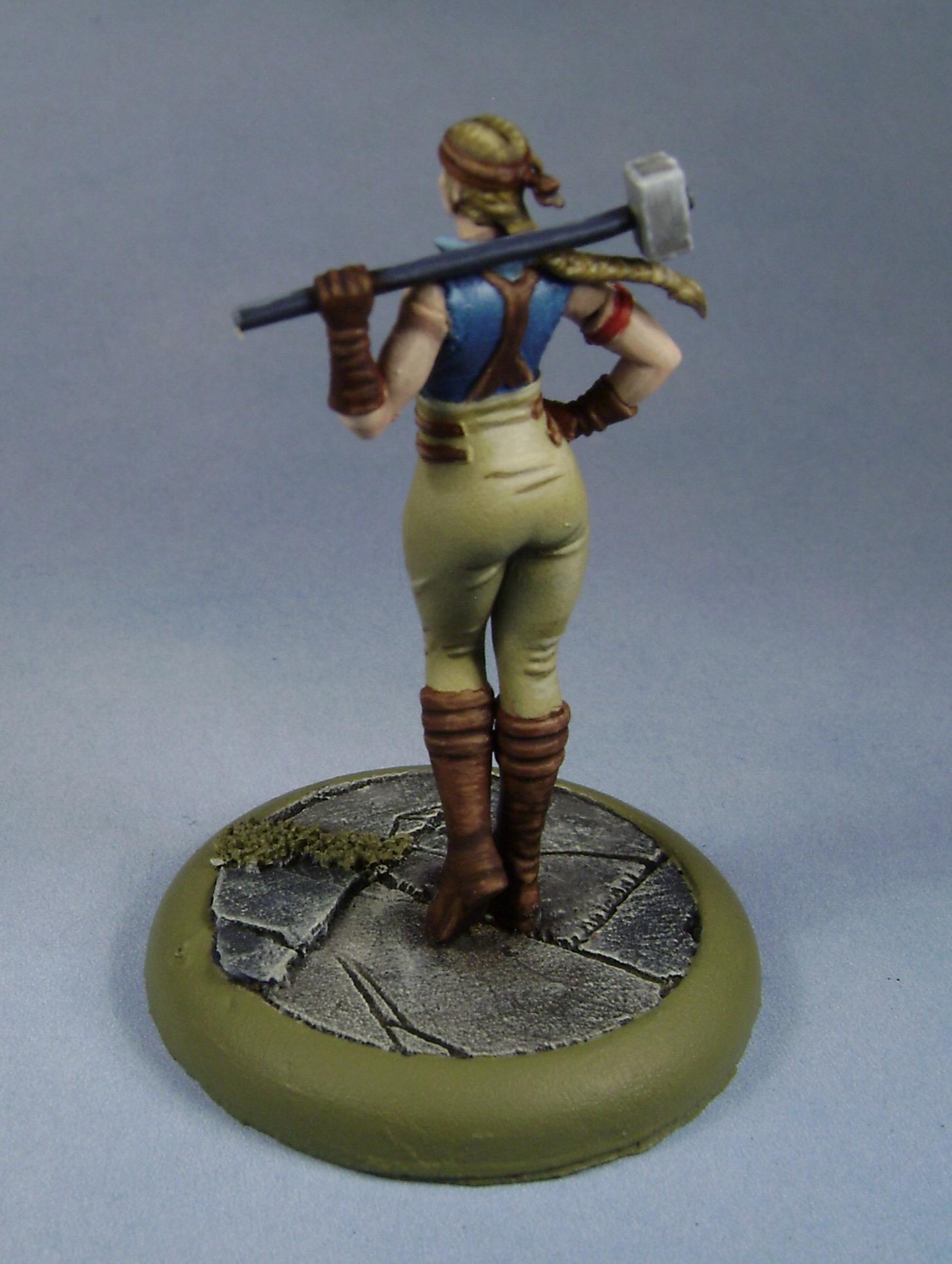 Johana, M&amp;su, Malifaux, Miniatures, Models, Non-Metallic Metal, Outcasts, Painted