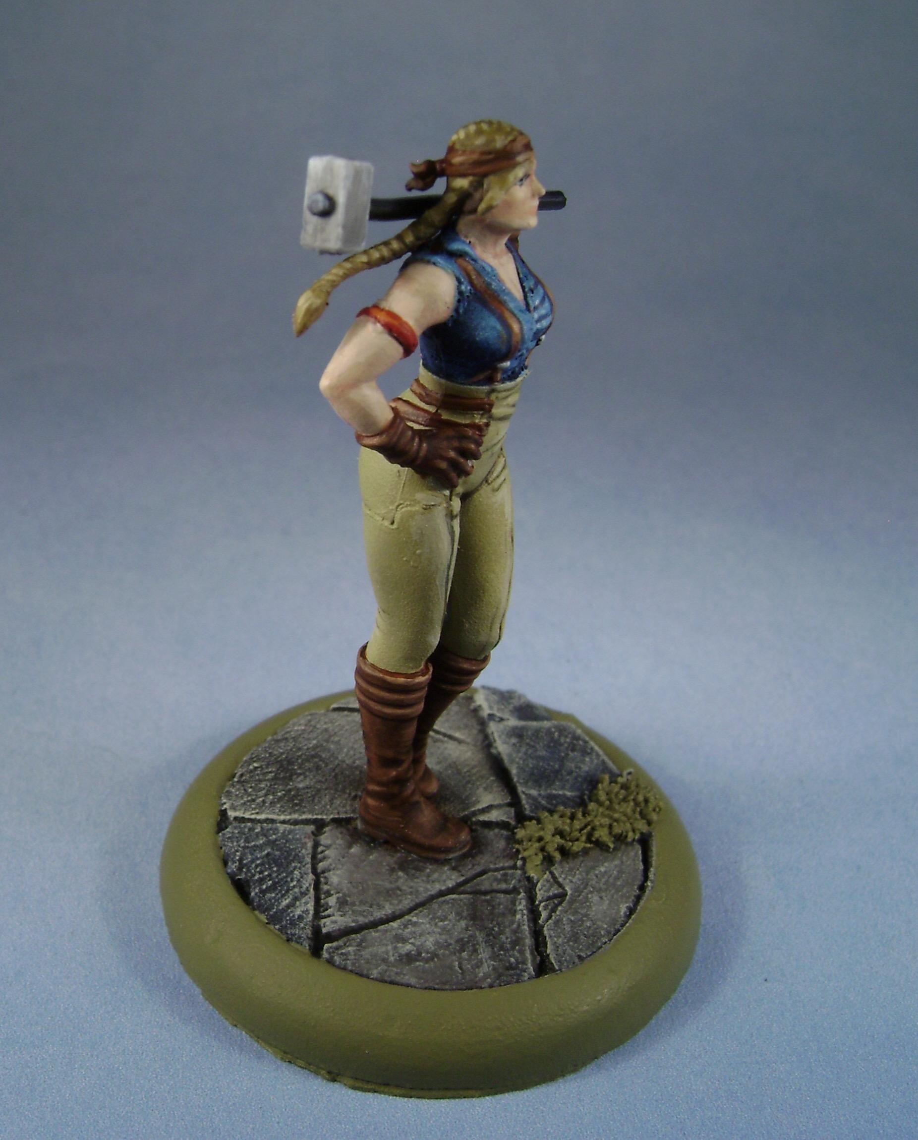 Johana, M&amp;su, Malifaux, Miniatures, Models, Non-Metallic Metal, Outcasts, Painted
