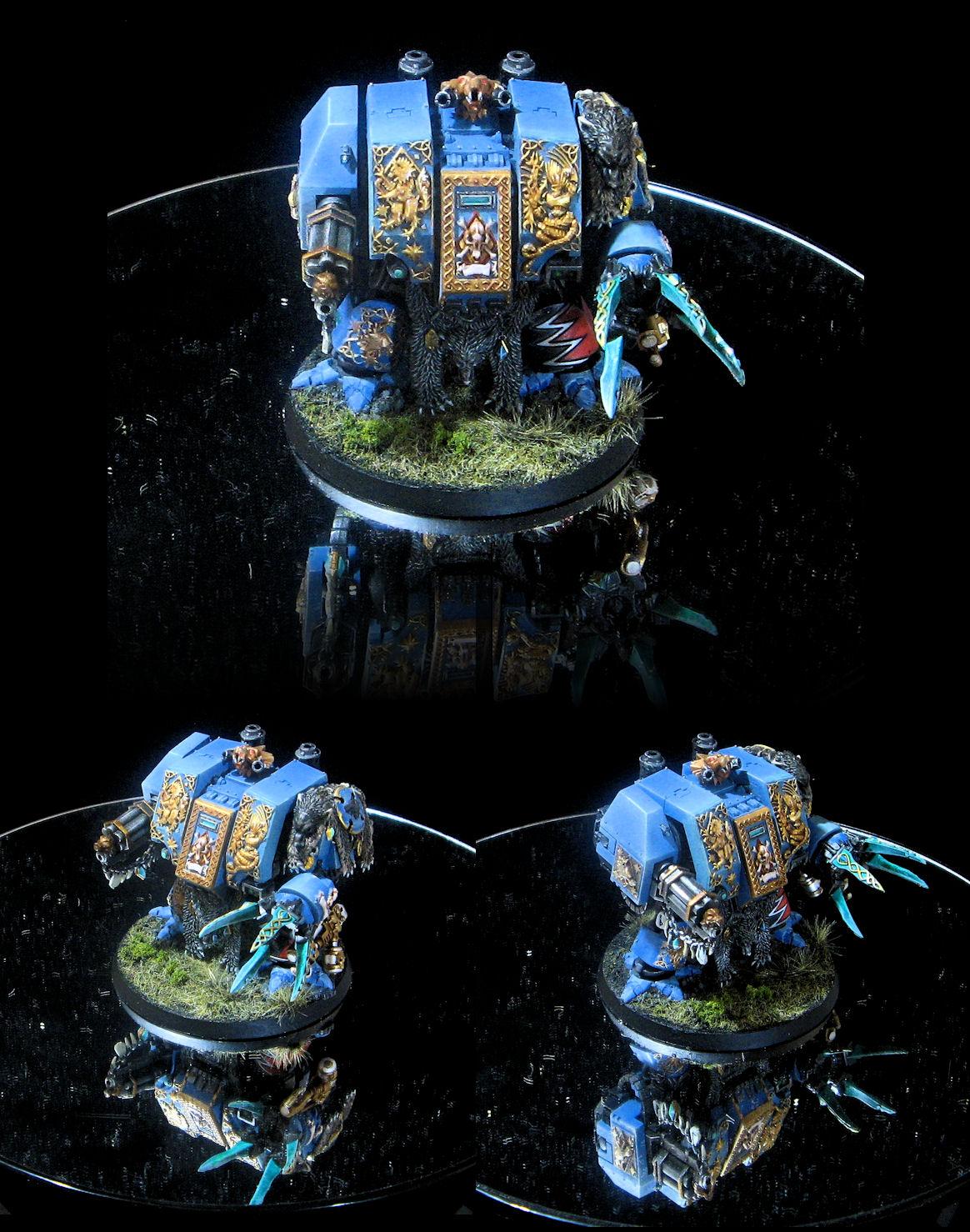 Dreadnought, Space Marines, Space Wolves