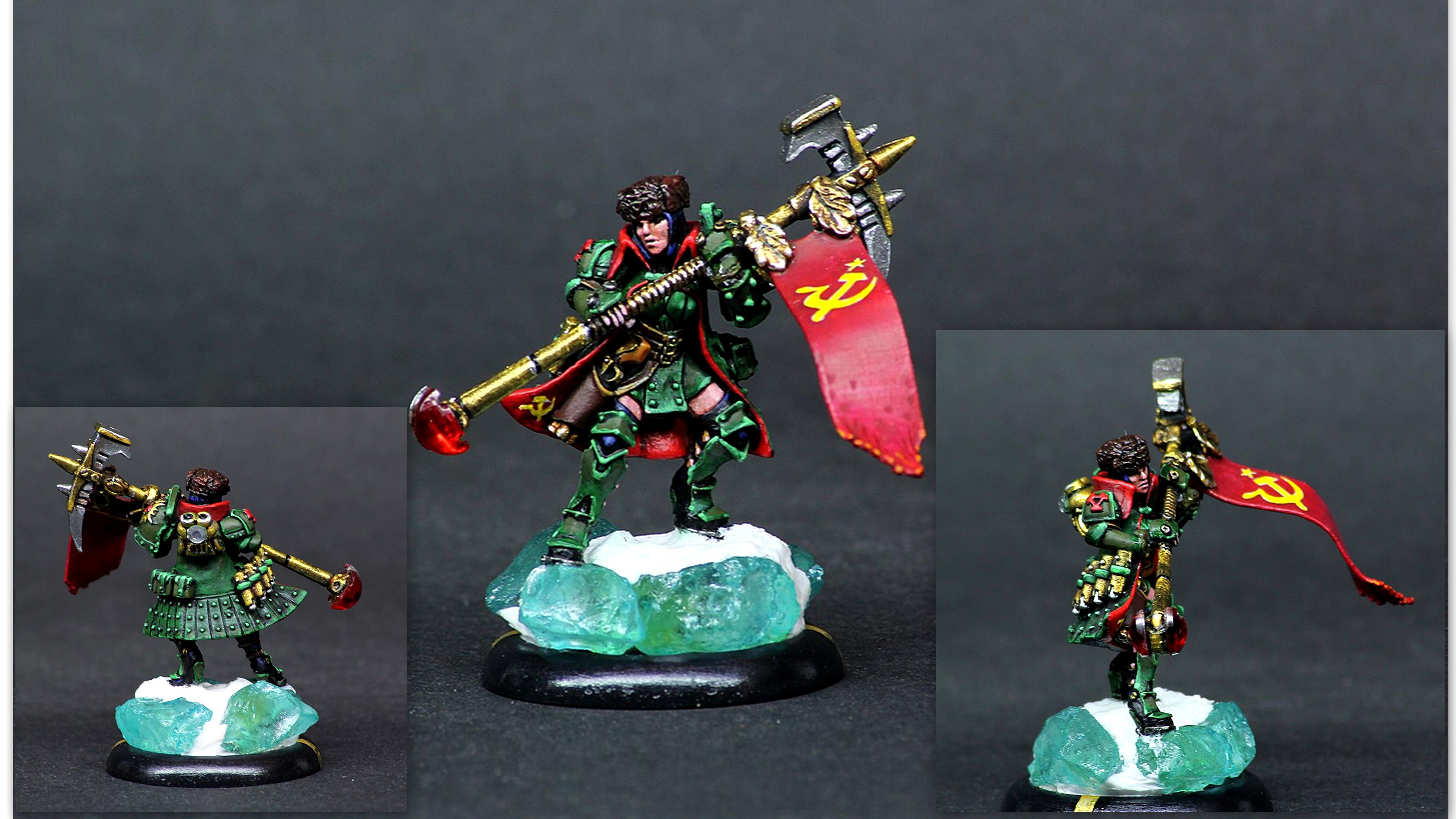 Khador, Warmachine, Forward Kommander Sorscha