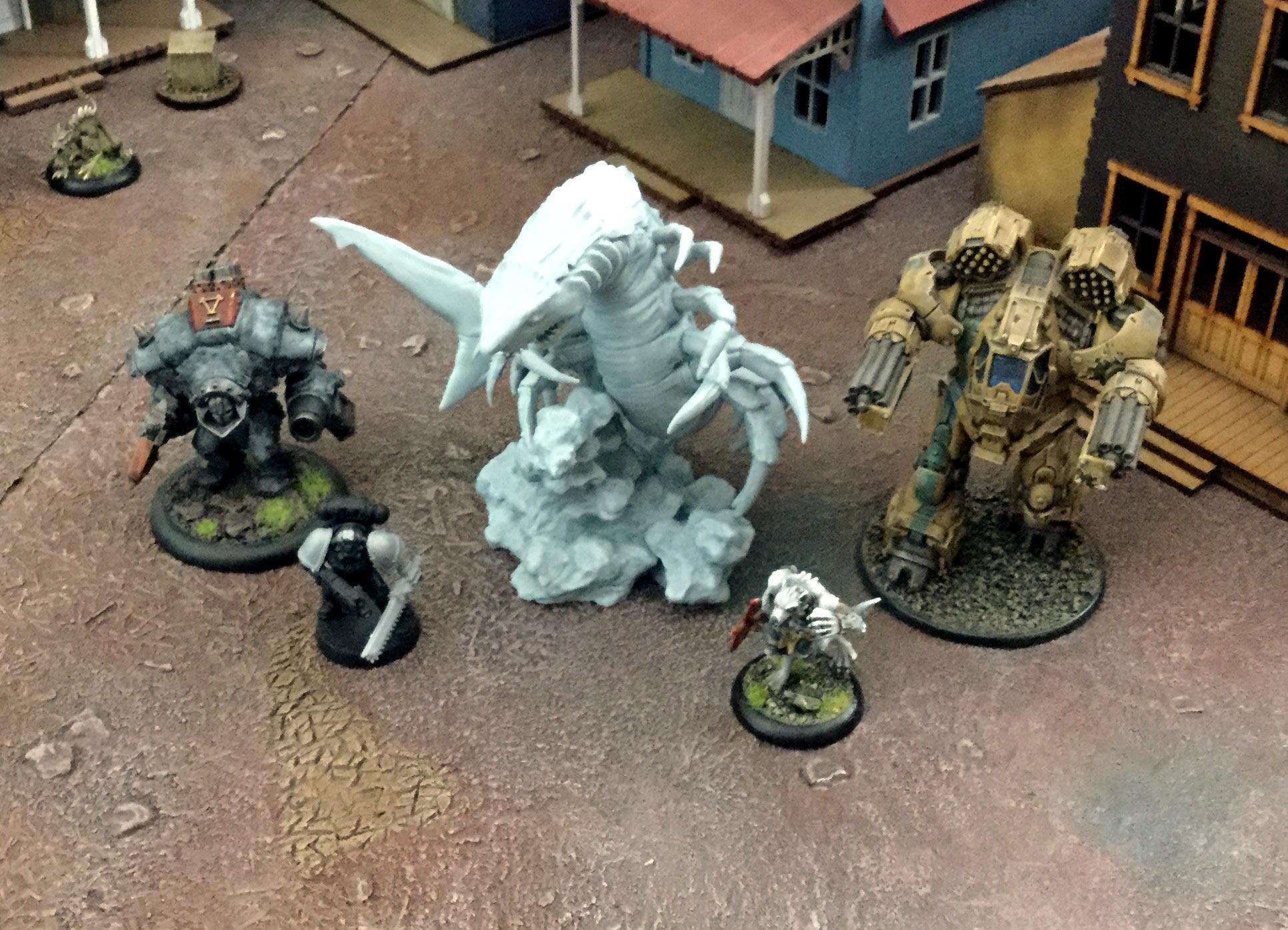 Sharktipede Size