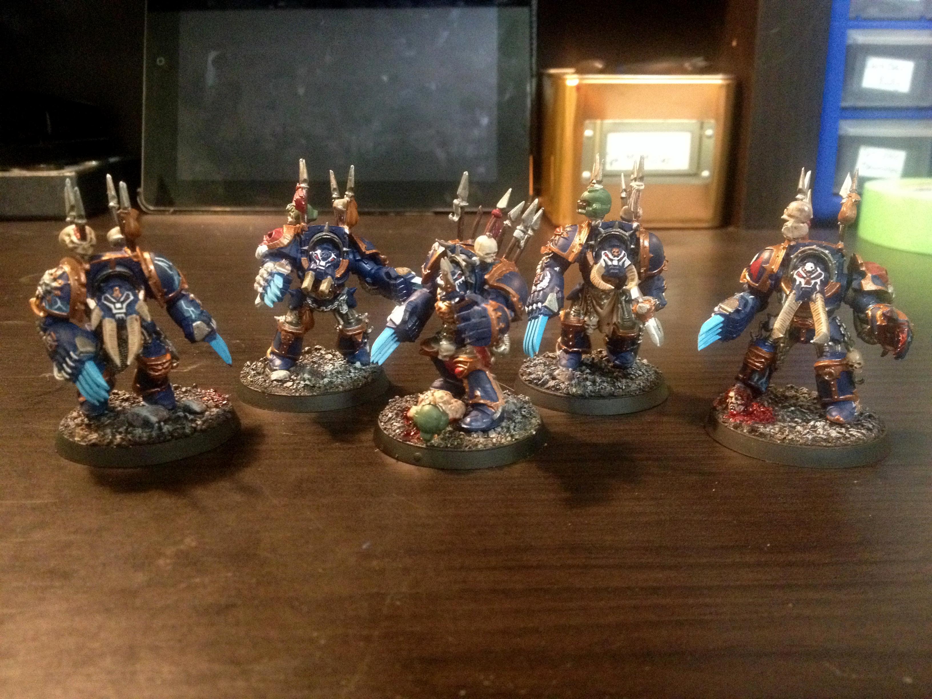 30k, Chaos Space Marines, Heresy, Legion, Night Lords, Terminator Armor