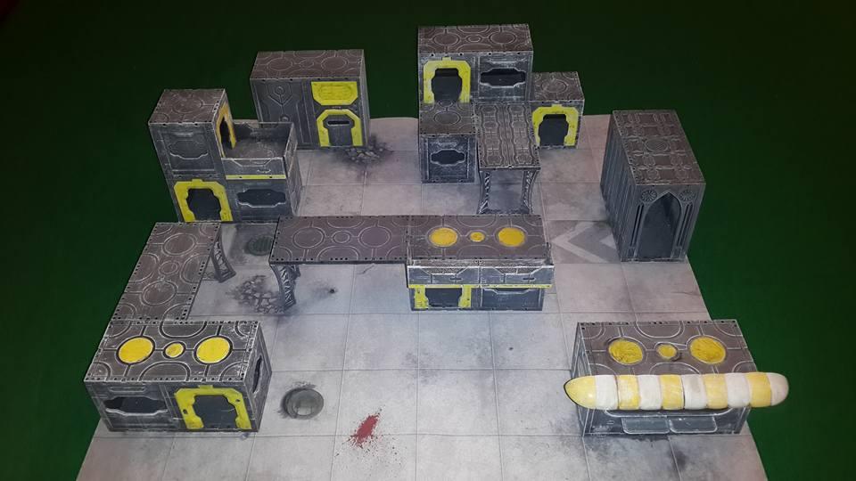 Painted maki terrain