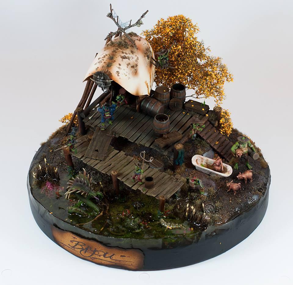 Conversion, Custom, Diorama, Farm, Orc Pig, Orks - Orcs farmyard ...