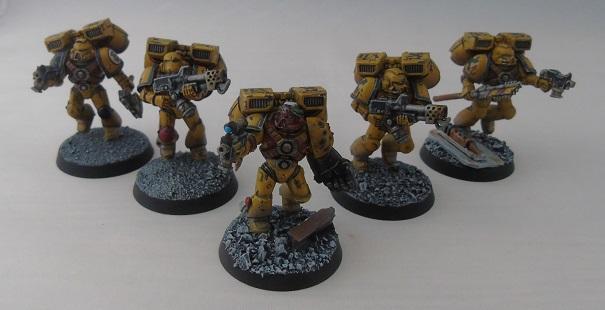 Adepus Astartes, Assault Marines, Battle Damage, City, Imperial Fists, Rubble, Ruins, Space Marines, Urban, Weathered, Yellow