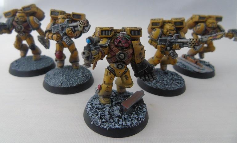 Adepus Astartes, Assault Marines, Battle Damage, City, Imperial Fists, Rubble, Ruins, Space Marines, Urban, Weathered, Yellow