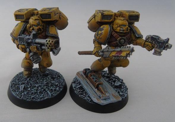 Adepus Astartes, Assault Marines, Battle Damage, City, Imperial Fists, Rubble, Ruins, Space Marines, Urban, Weathered, Yellow