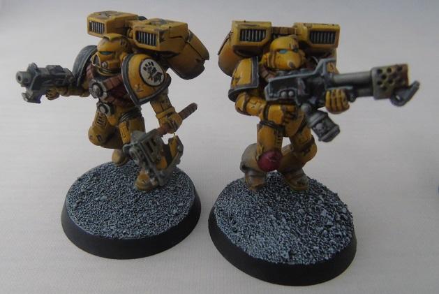 Adepus Astartes, Assault Marines, Battle Damage, City, Imperial Fists, Rubble, Ruins, Space Marines, Urban, Weathered, Yellow