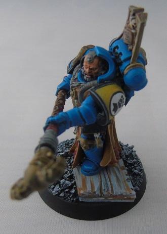 Adepus Astartes, City, Imperial Fists, Librarian, Rubble, Ruins, Space Marines, Urban, Yellow