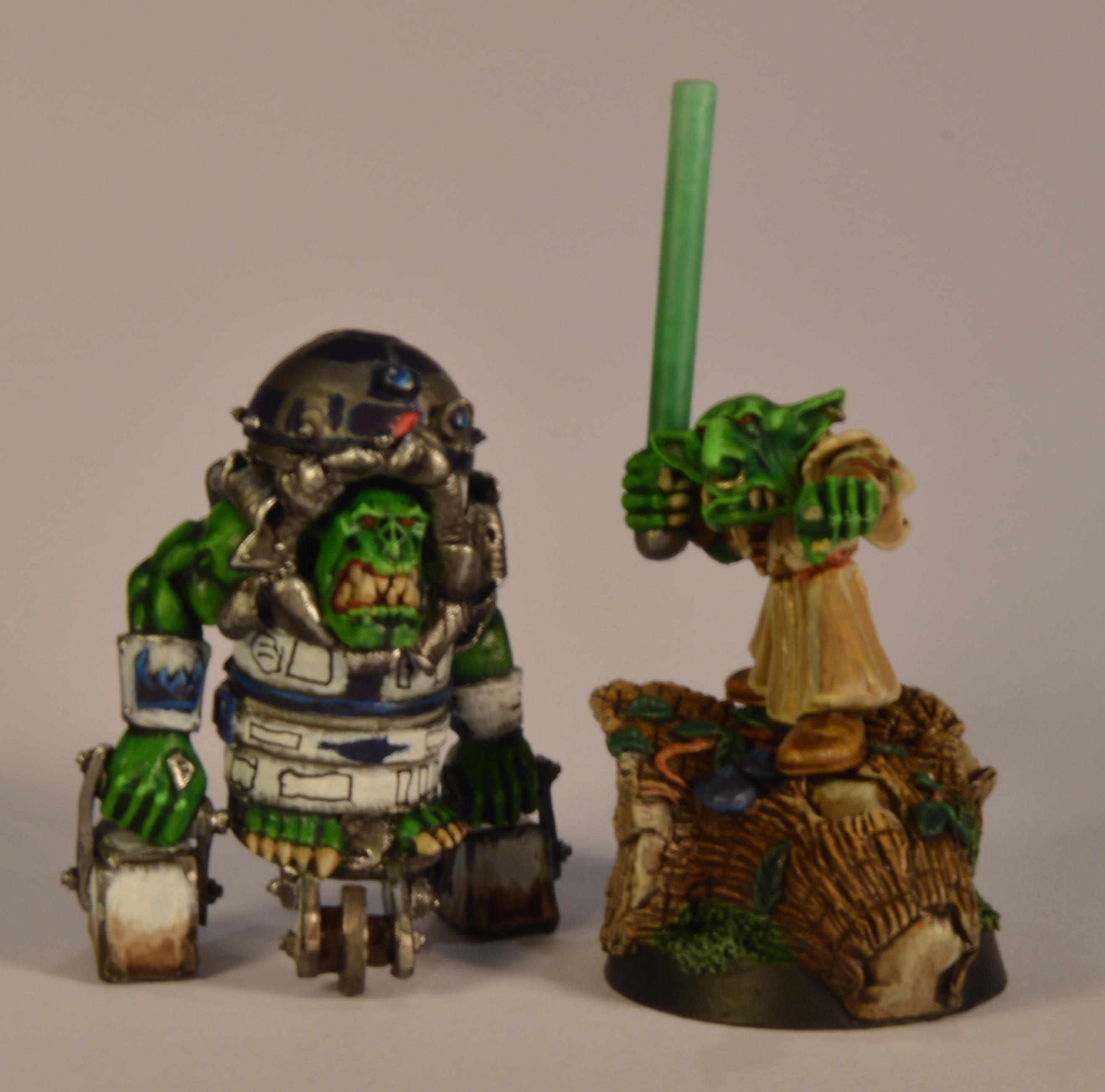 Orks, R2d2, Star Wars, Yoda