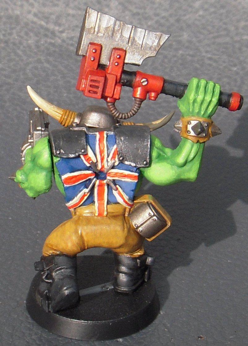 British, Clan, Dakka Dakka, Flag, Nob, Orks, Union, Warhammer 40,000, Warhammer Fantasy