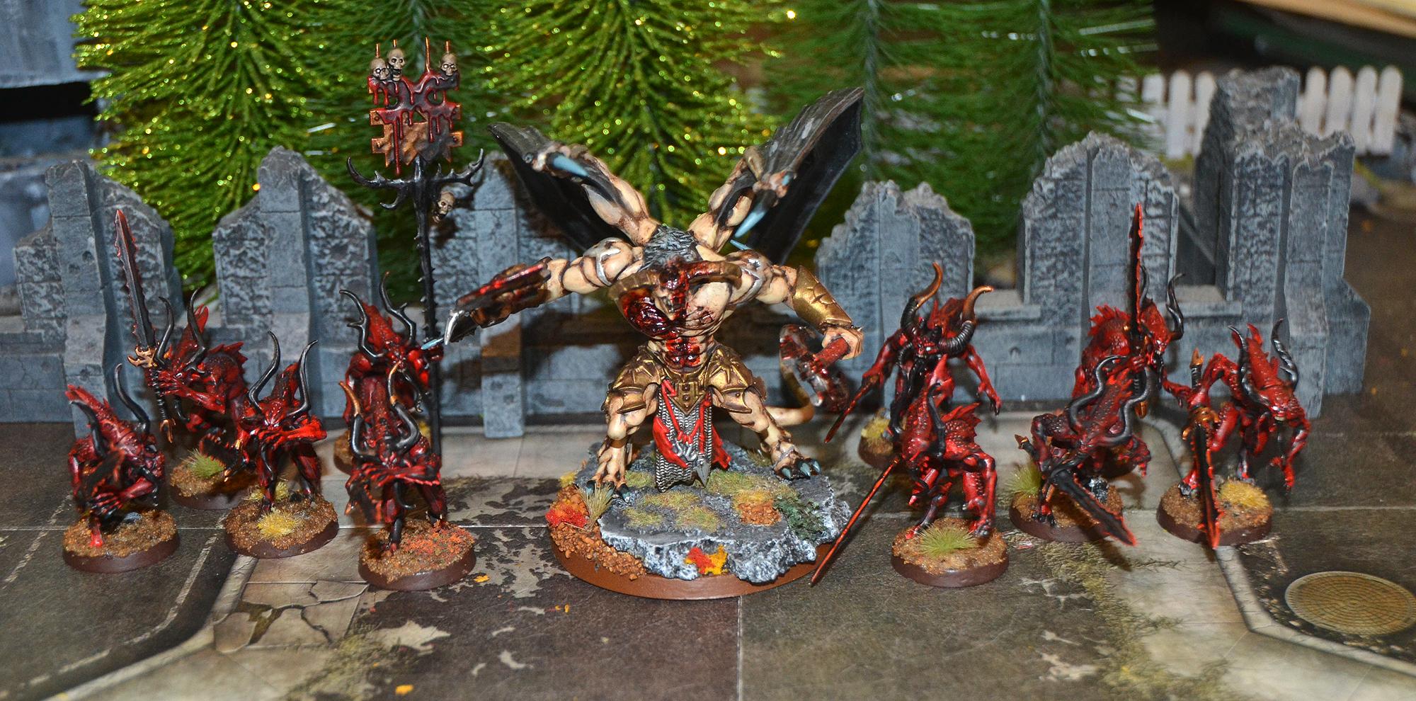 Demon faction of Halloween chaos army