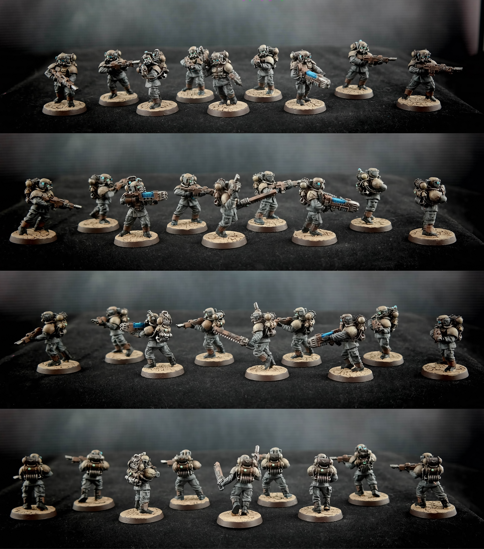 Air Cavalry, Astra Militarum, Cadians, Elysians, Forge World, Hostile Environment, Imperial Guard, Imperial Navy, Militarum Tempestus, Scions, Veteran