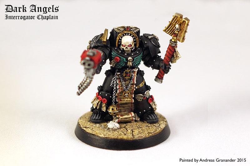 Chaplain, Dark Angels, Interrogator, Space Marines, Warhammer 40,000, Warhammer Fantasy