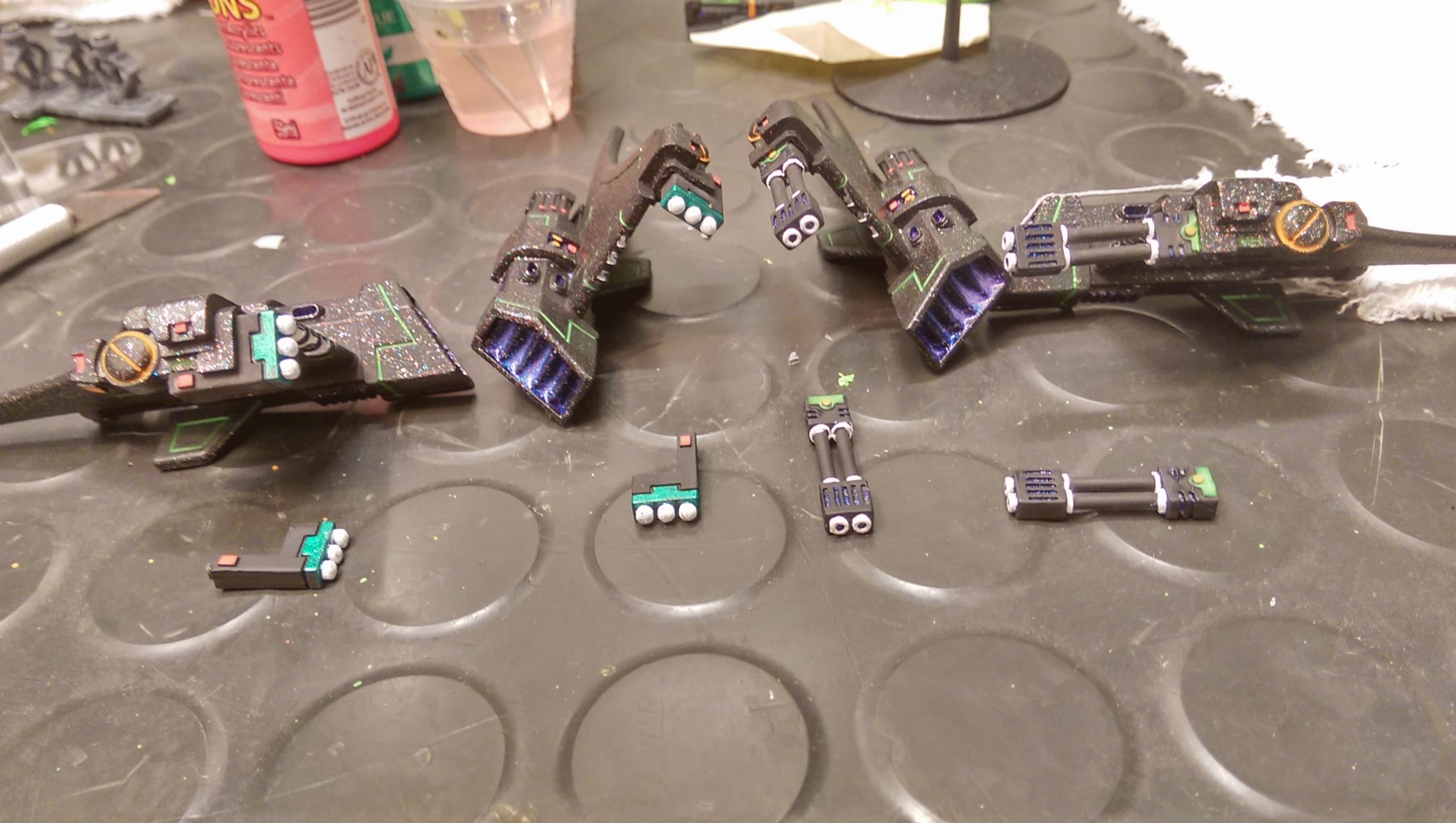 Army, Devilfish, Neon, Skimmer, Tau, Tron