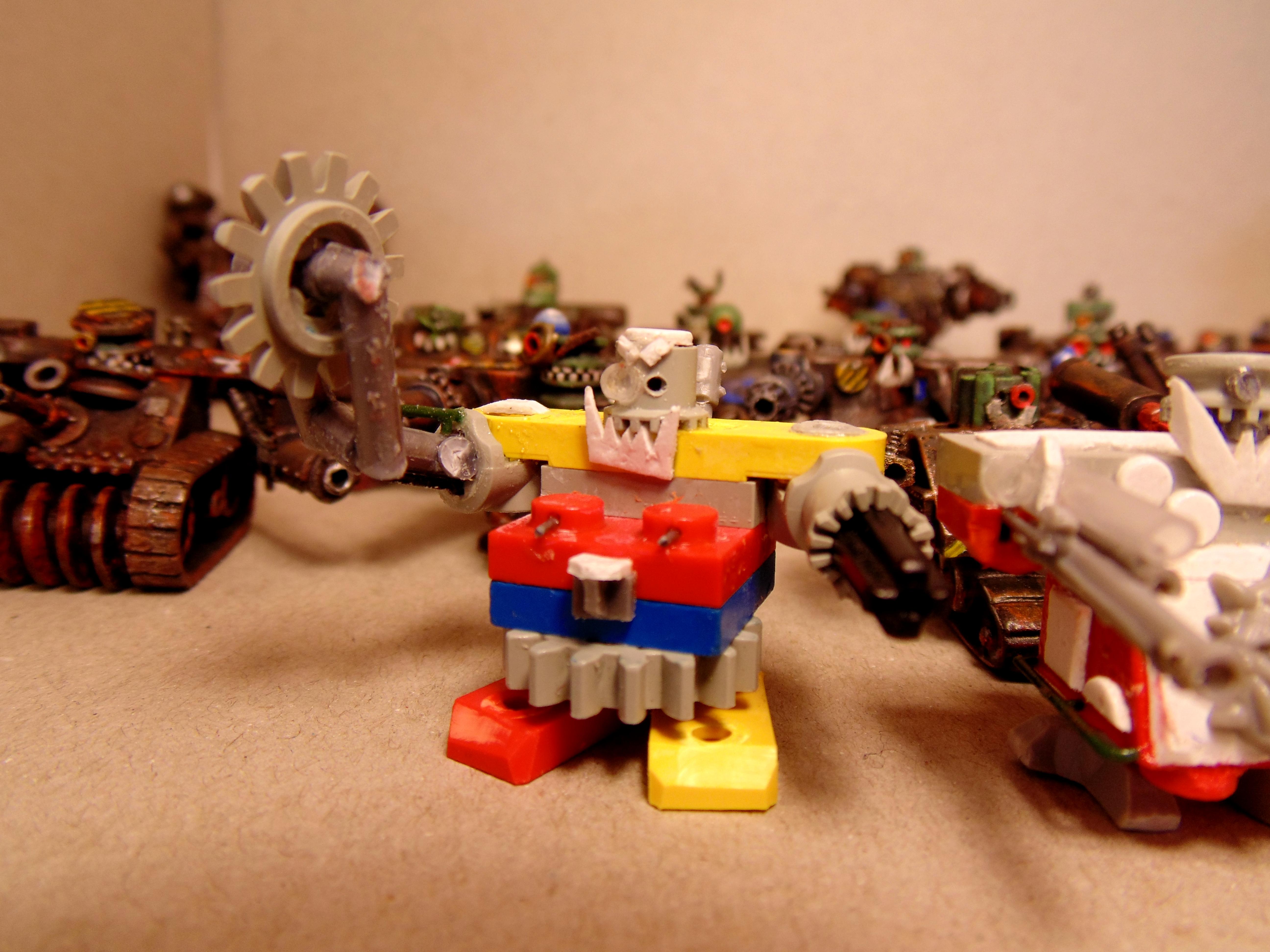 6mm, Army, Conversion, Epic, Gargant, Green, Mob, Nob, Oldhammer, Orks, Scratch, Scratch Build, Stampfa, Stompa, Superstompa, Waaagh, Warhammer 40,000