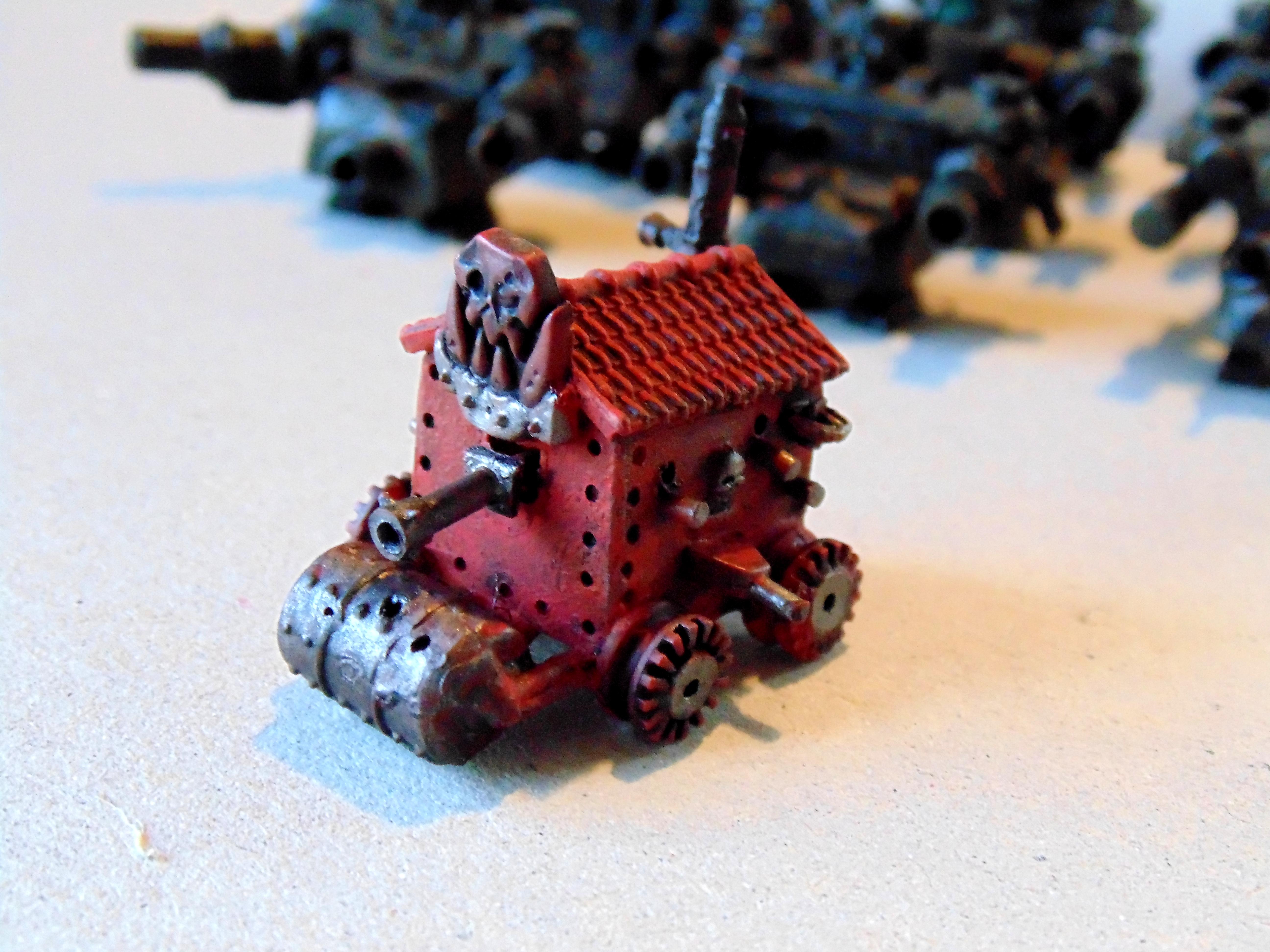 6mm, Army, Conversion, Epic, Gargant, Green, Mob, Nob, Oldhammer, Orks, Scratch, Scratch Build, Stampfa, Stompa, Superstompa, Waaagh, Warhammer 40,000