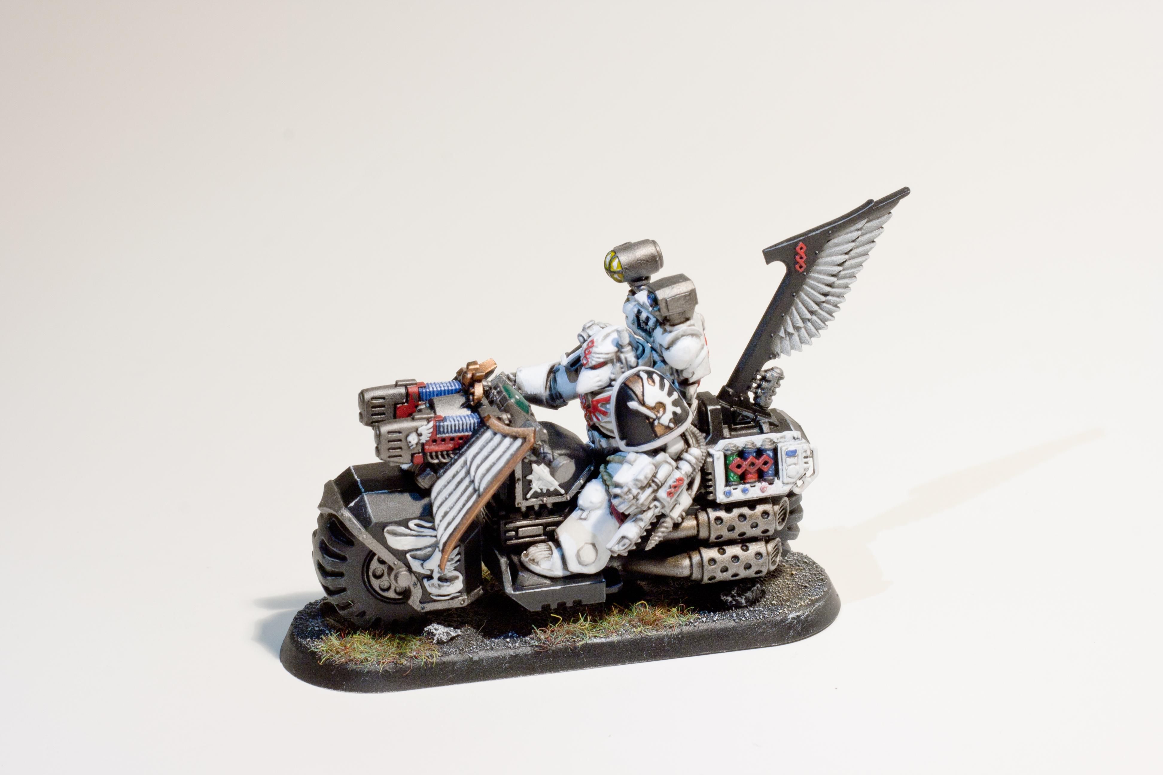 Apothecary, Command Squad, Dark Angels, Ravenwing, Space Marines, Warhammer 40,000