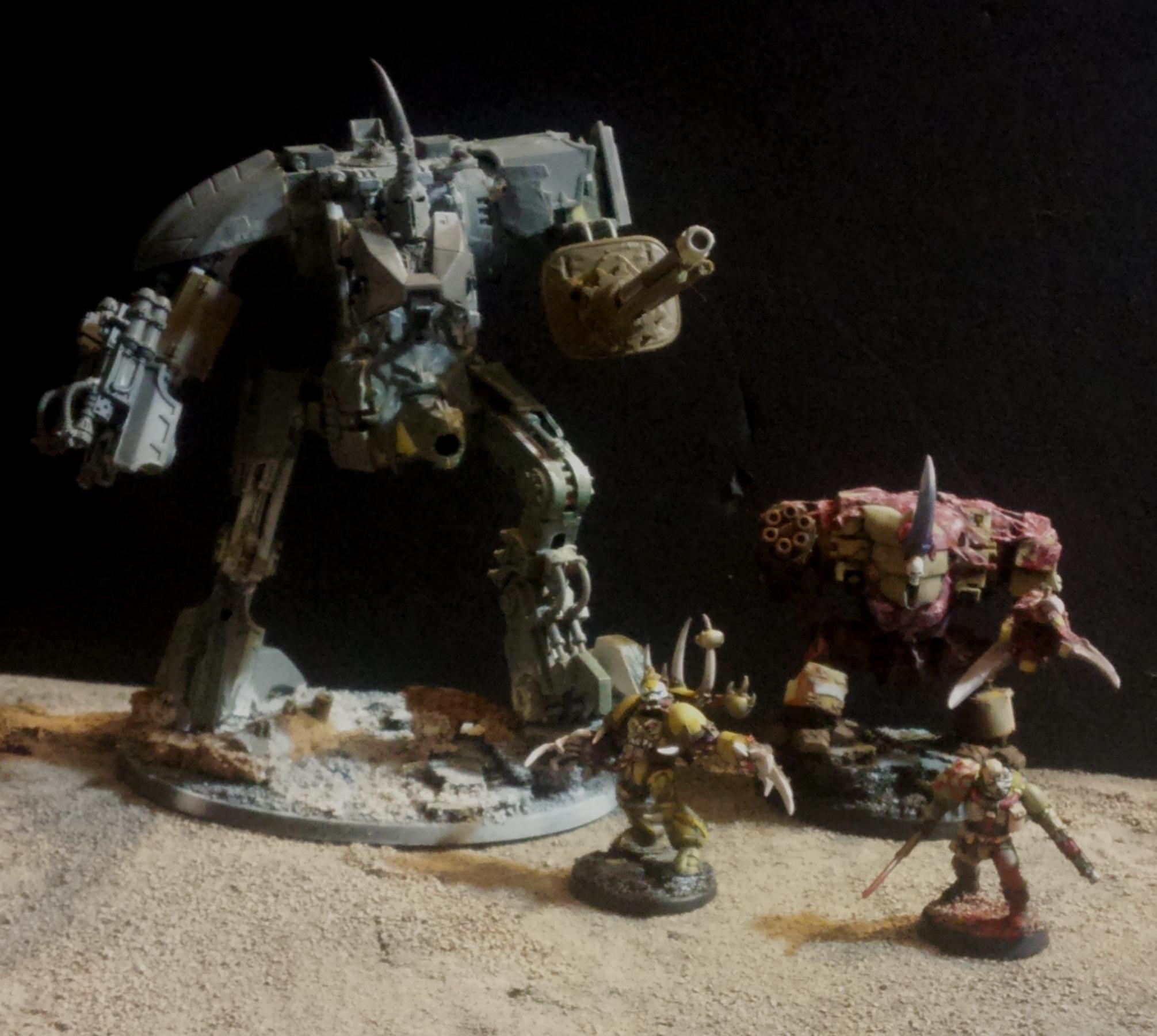Chaos, Chaos Space Marines, Conversion, Scratch Builds