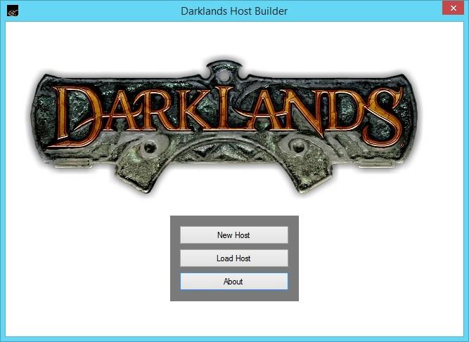 Darklands Host Builder main form WIP