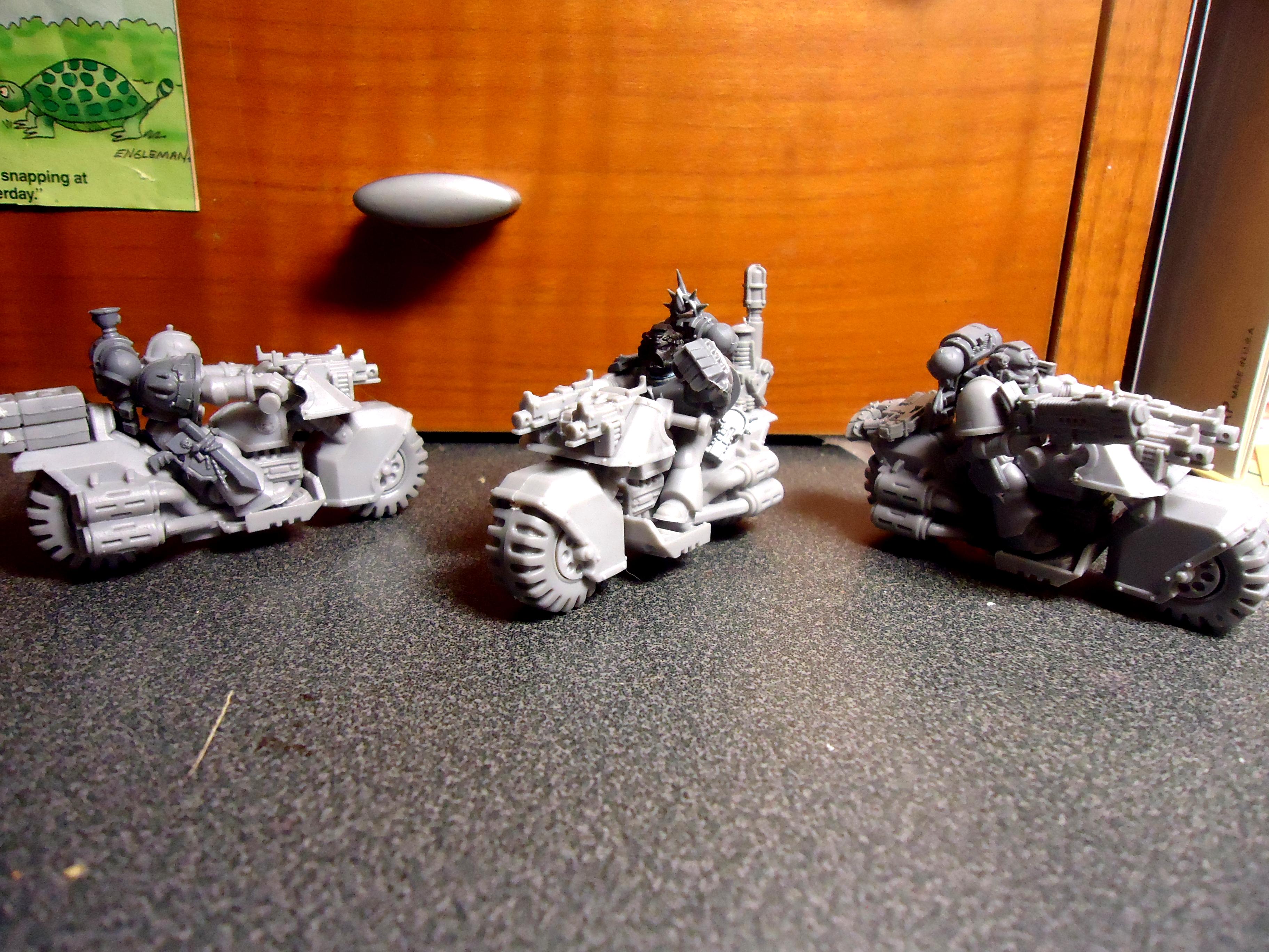 Space Marine Bikes, Space Marines, Tactical Squad, Work In Progress