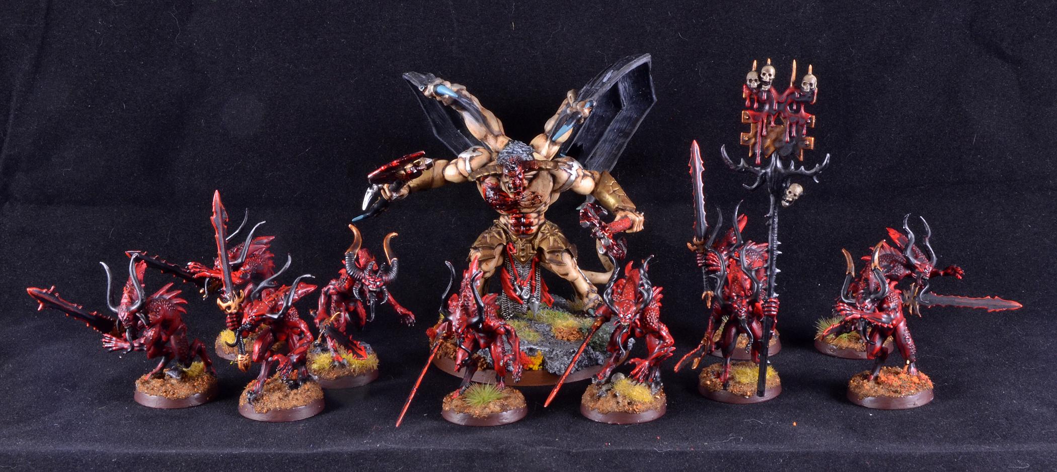 Chaos, Daemons, Halloween Army, Warhammer 40,000