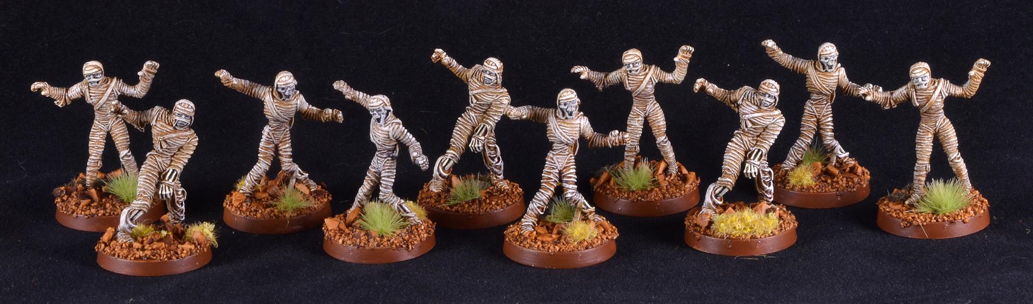 Alternate Plague Bearers, Chaos, Halloween Army, Mummies, Warhammer 40,000