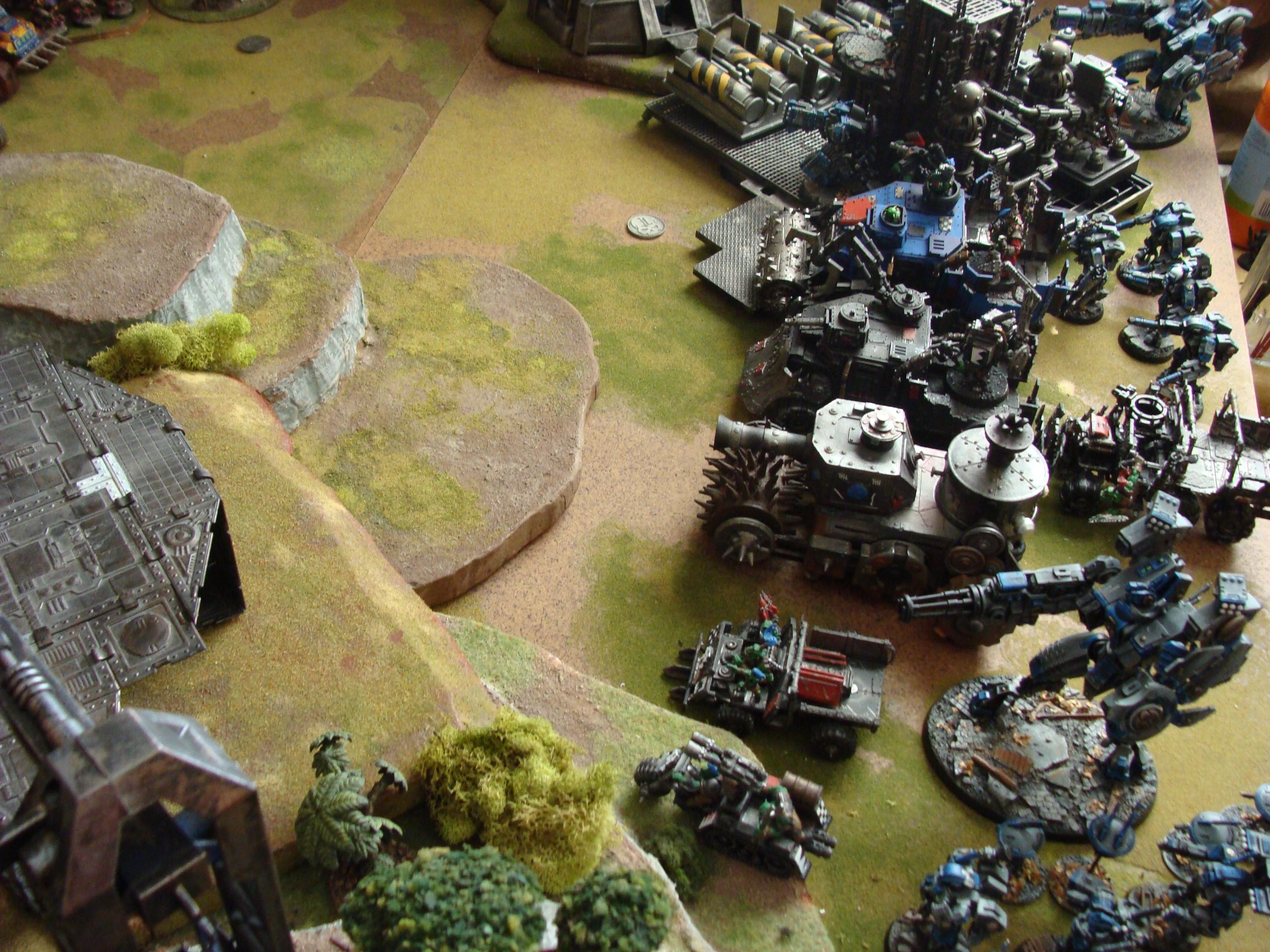 Battle Report, Chaos, Orks, Tau