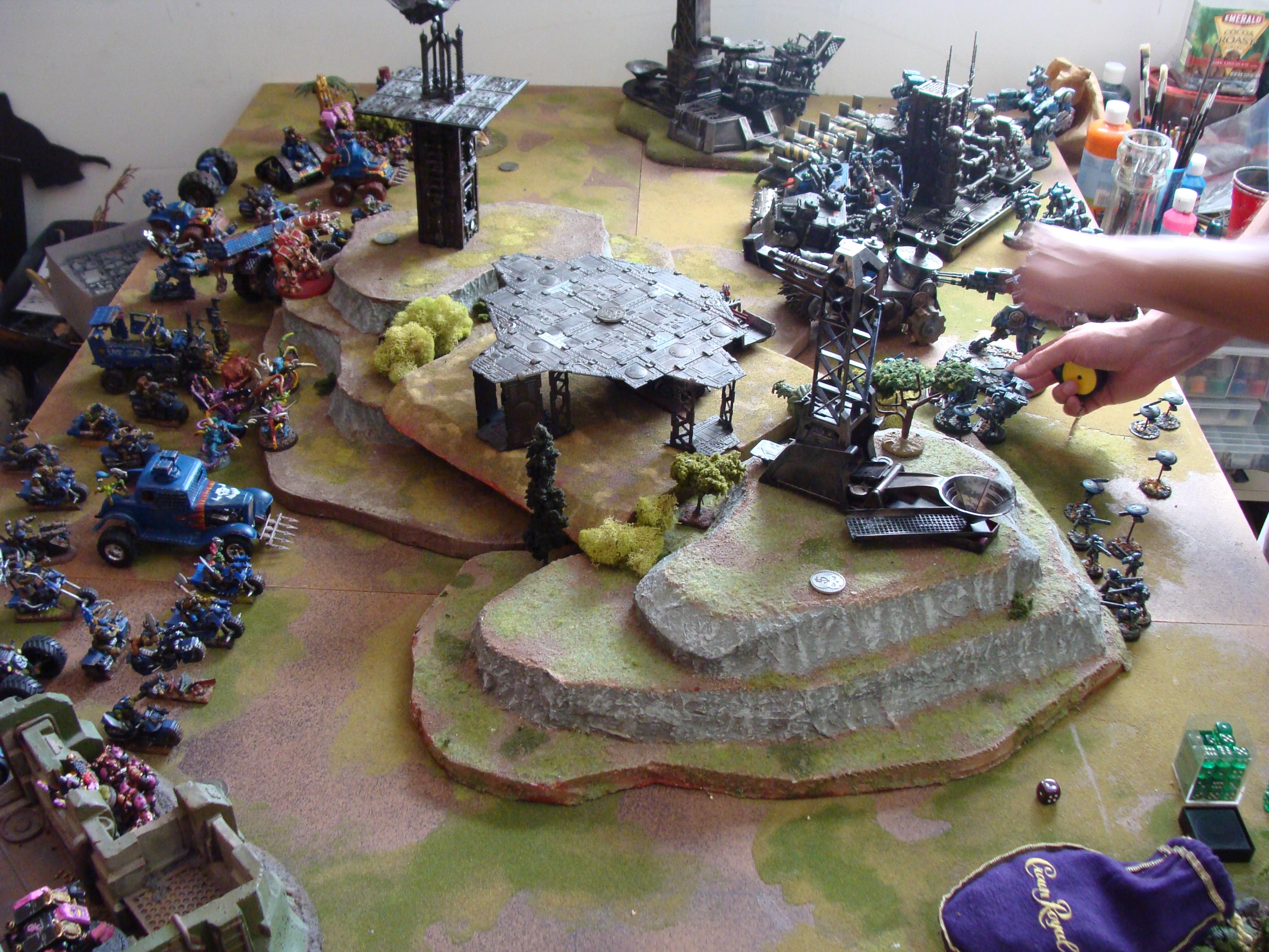Battle Report, Chaos, Orks, Tau