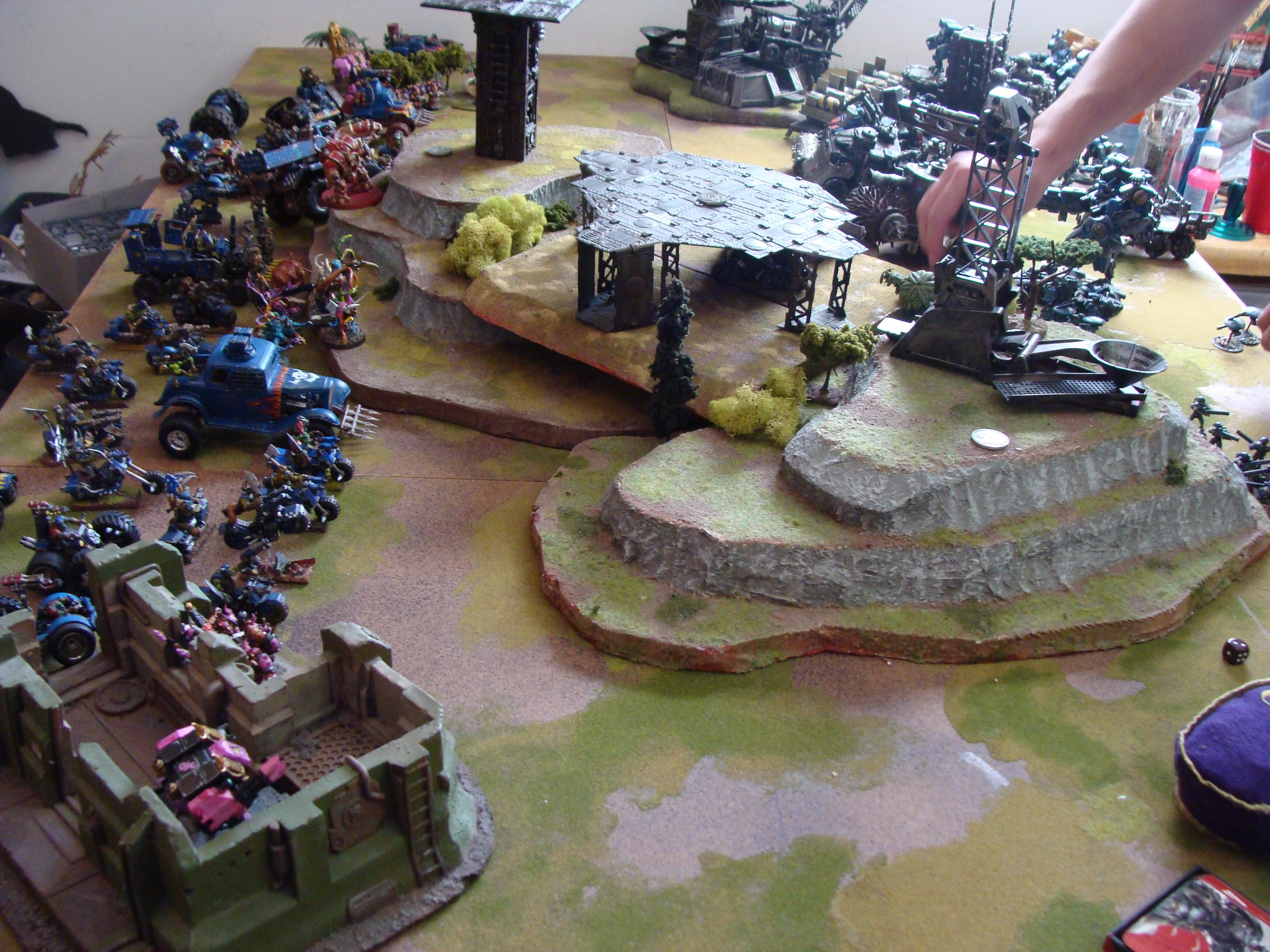 Battle Report, Chaos, Orks, Tau