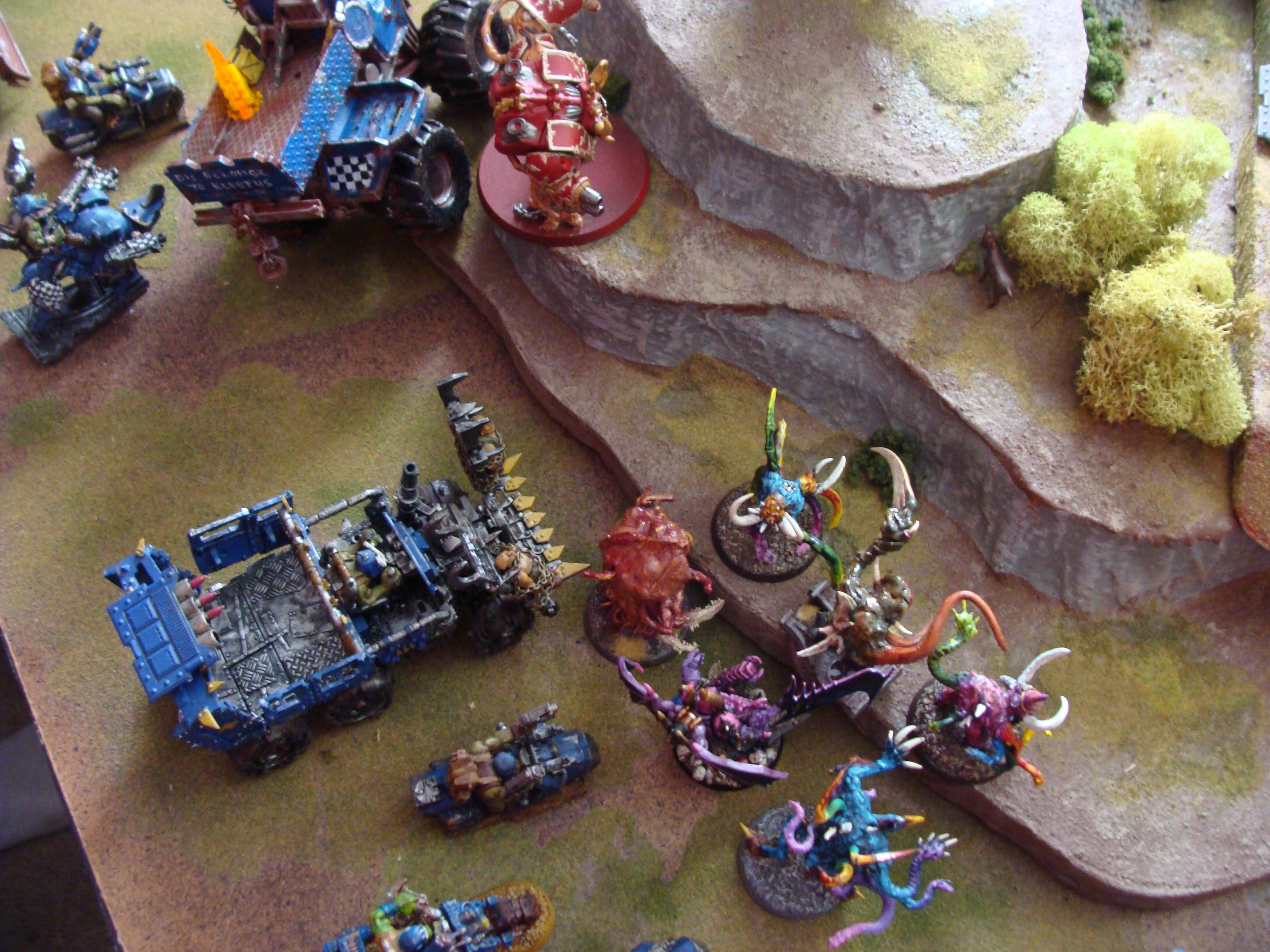 Battle Report, Chaos, Orks, Tau