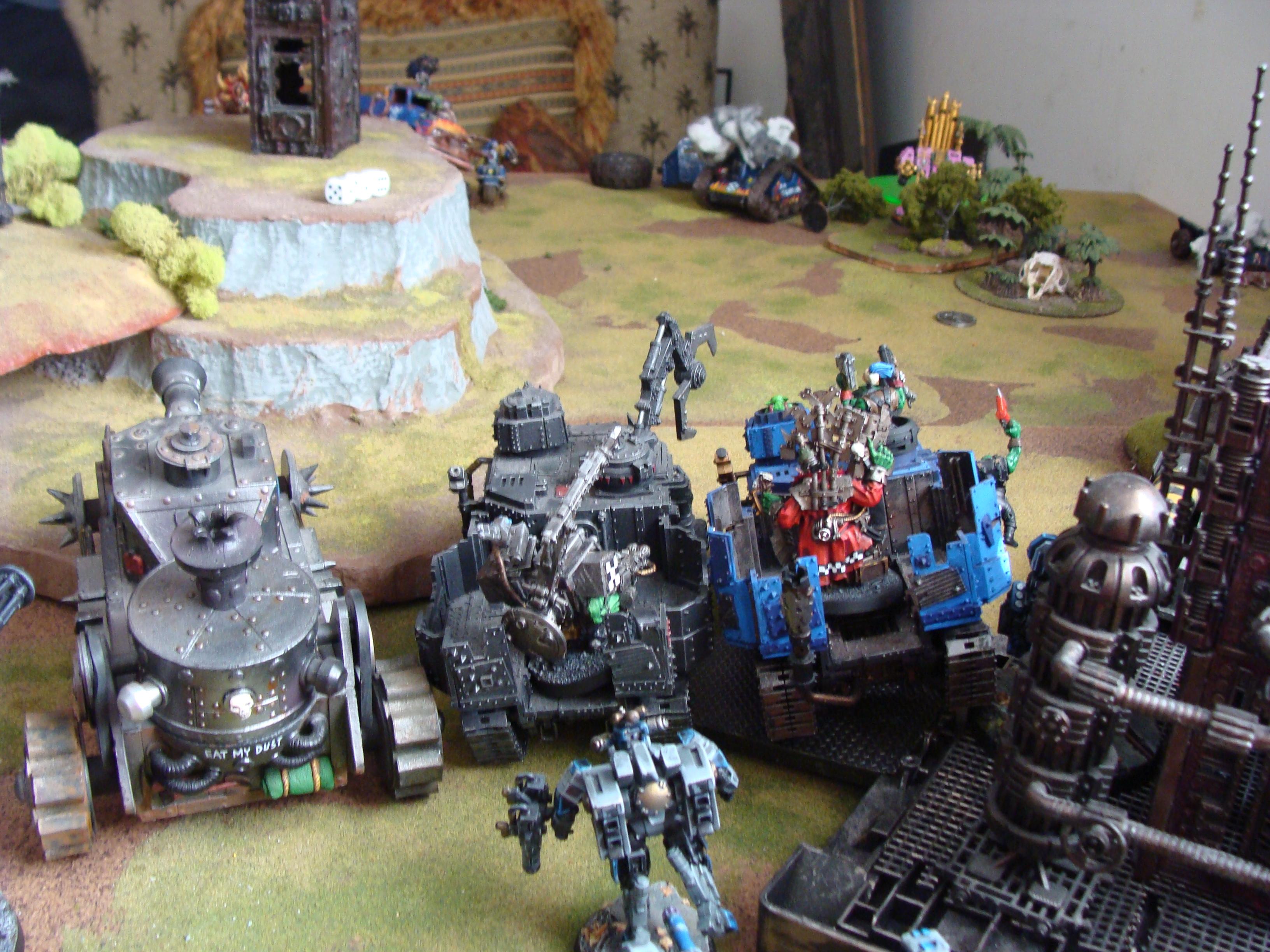 Battle Report, Chaos, Orks, Tau