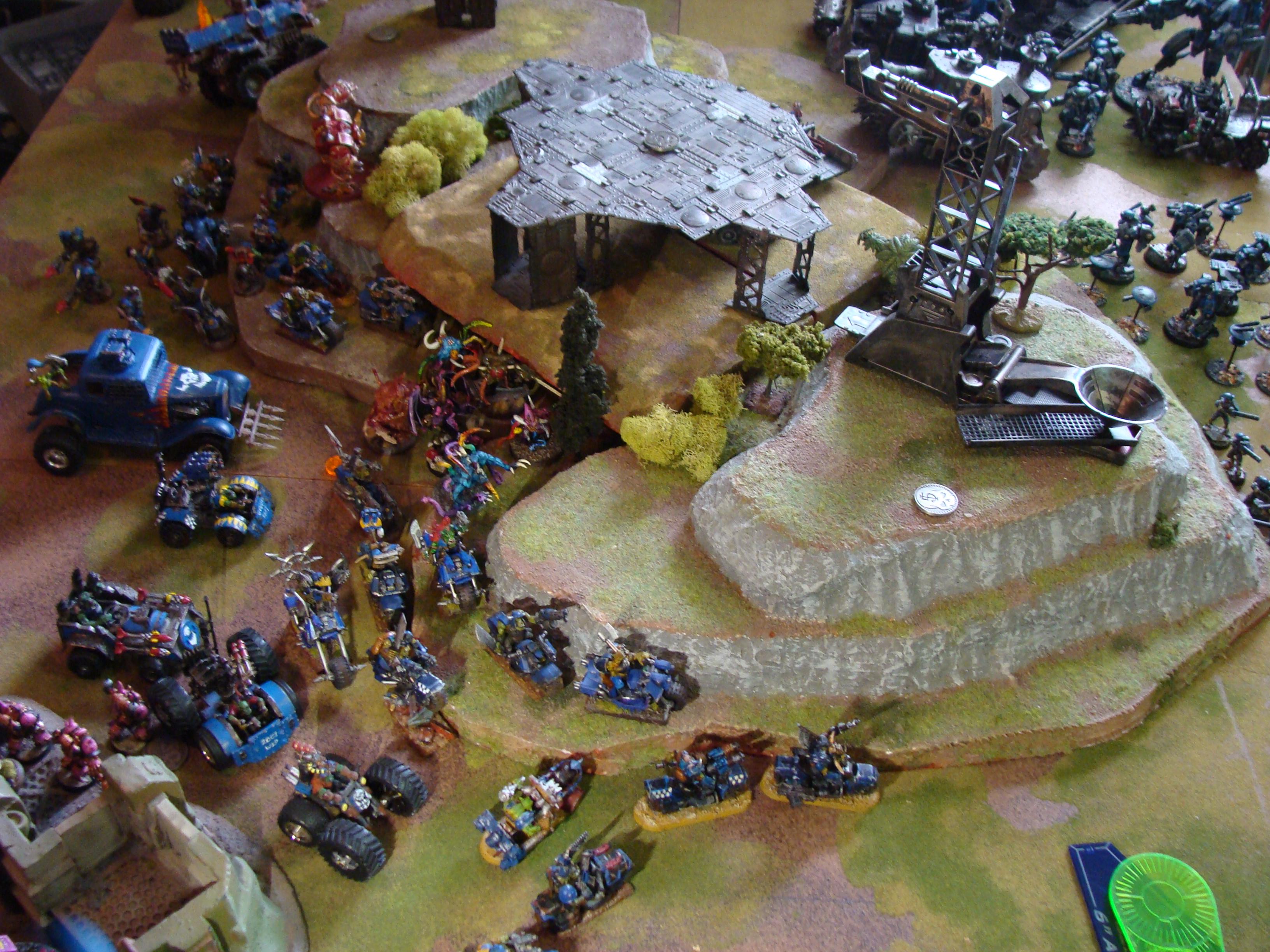 Battle Report, Chaos, Orks, Tau
