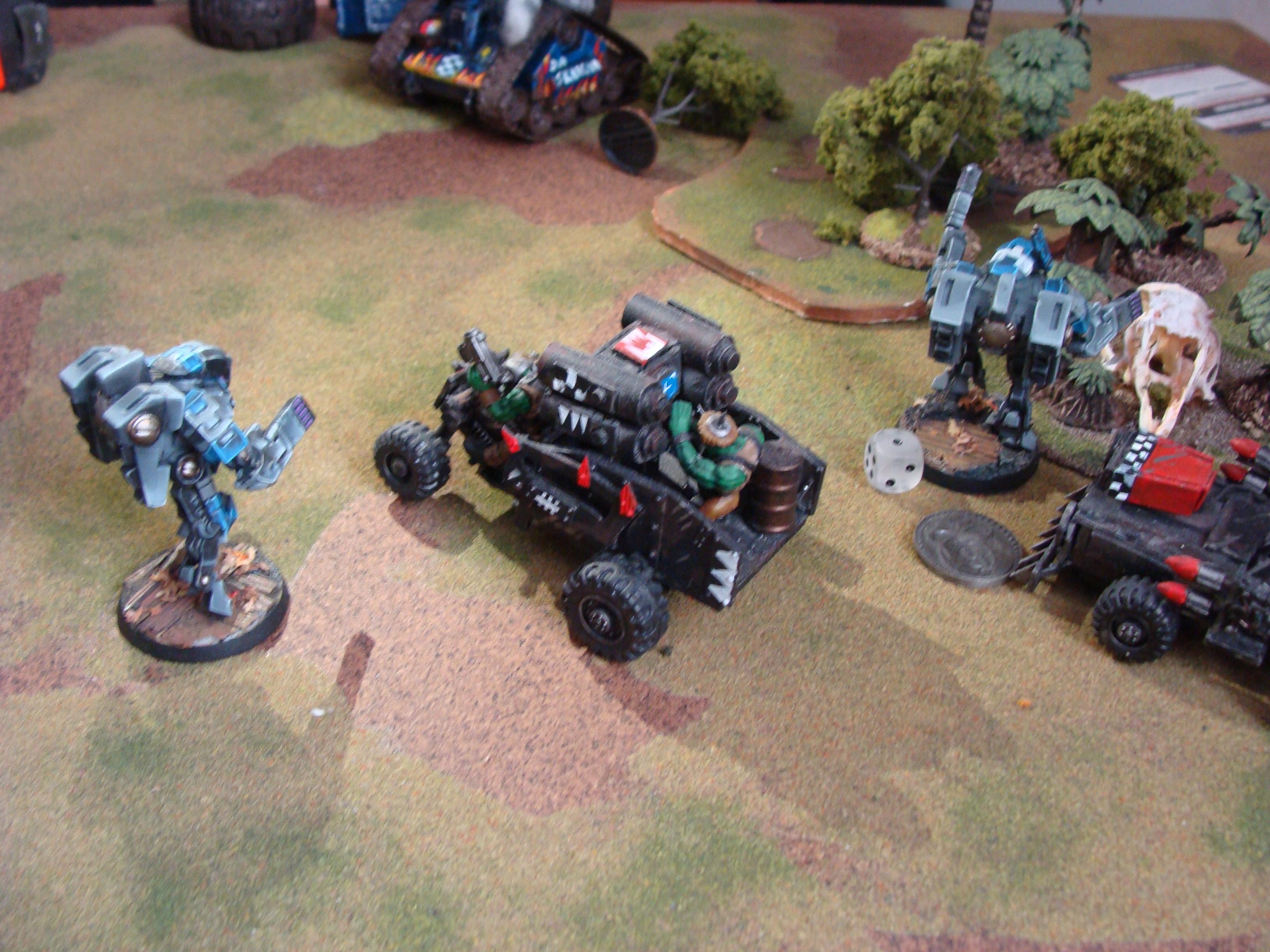 Battle Report, Chaos, Orks, Tau