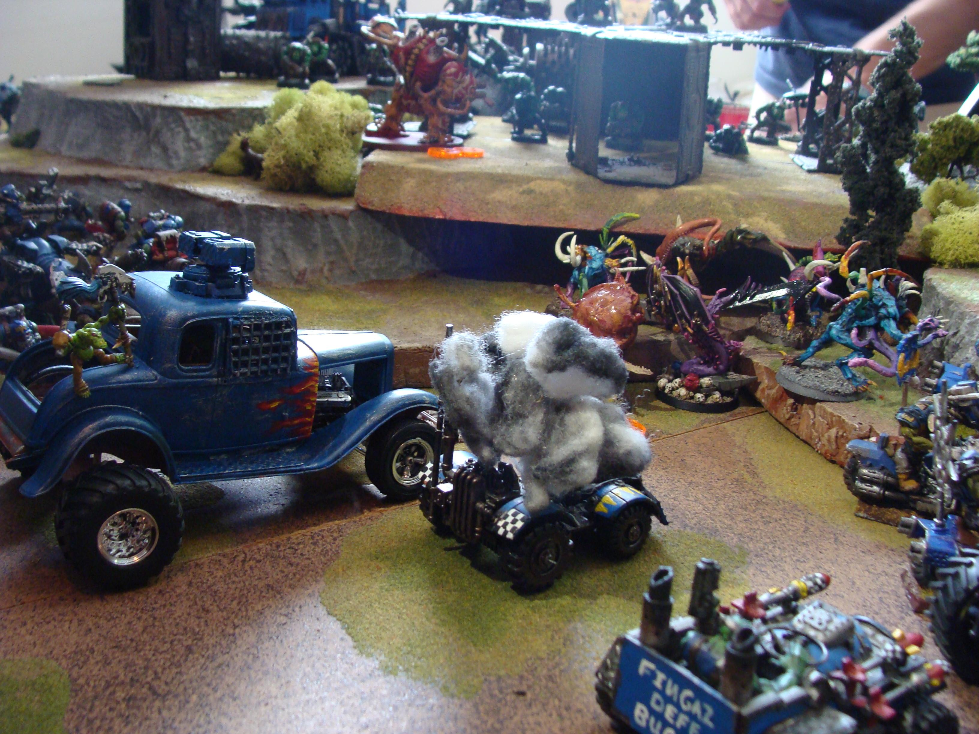 Battle Report, Chaos, Orks, Tau