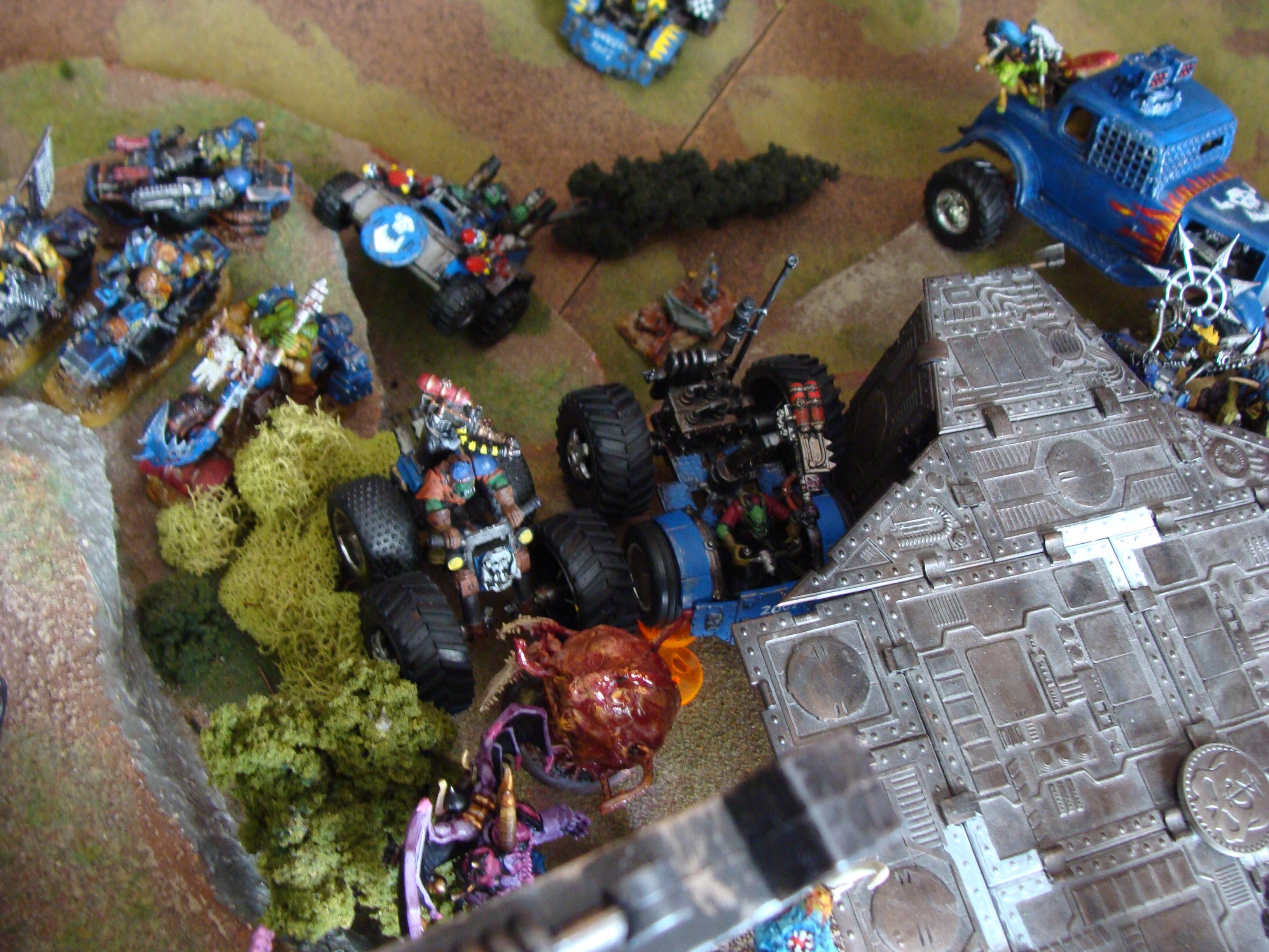 Battle Report, Chaos, Orks, Tau