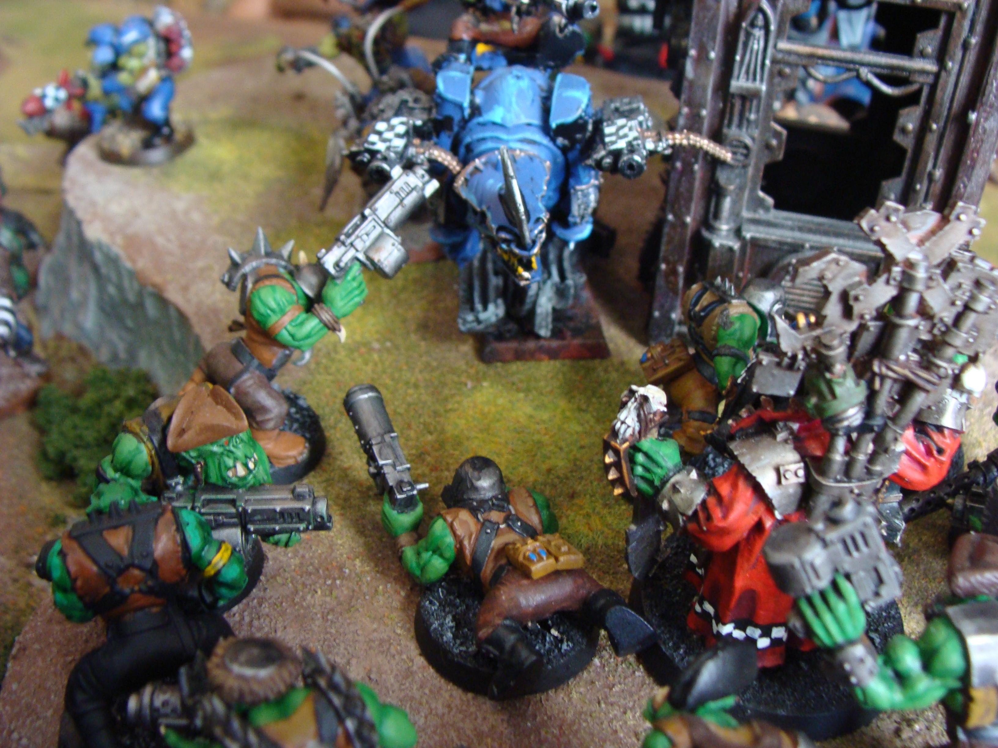 Battle Report, Chaos, Orks, Tau
