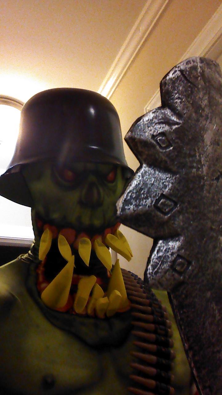 Choppa, Costume, Halloween, Orks, Warhammer 40,000