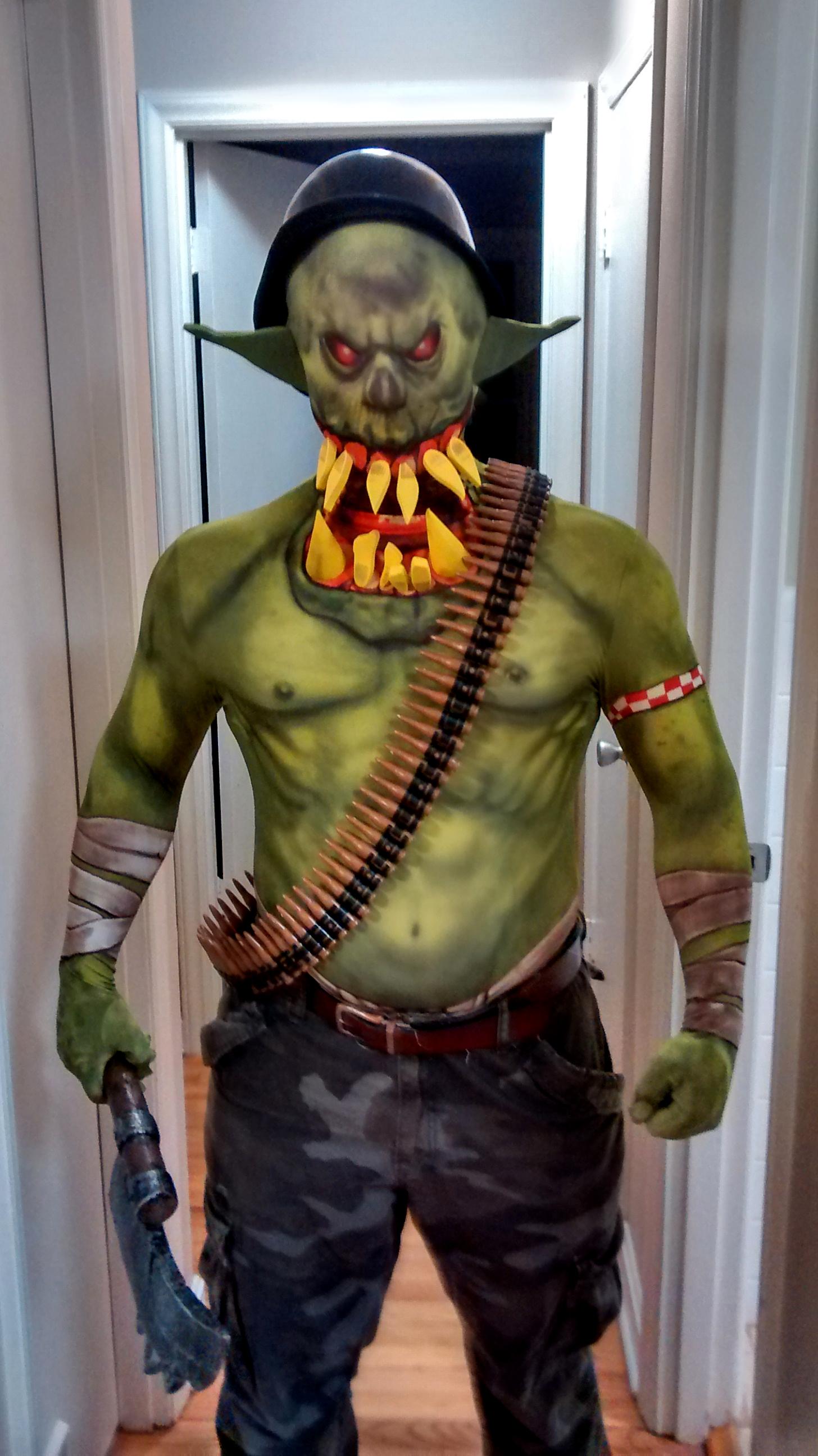 Choppa, Costume, Halloween, Orks, Warhammer 40,000