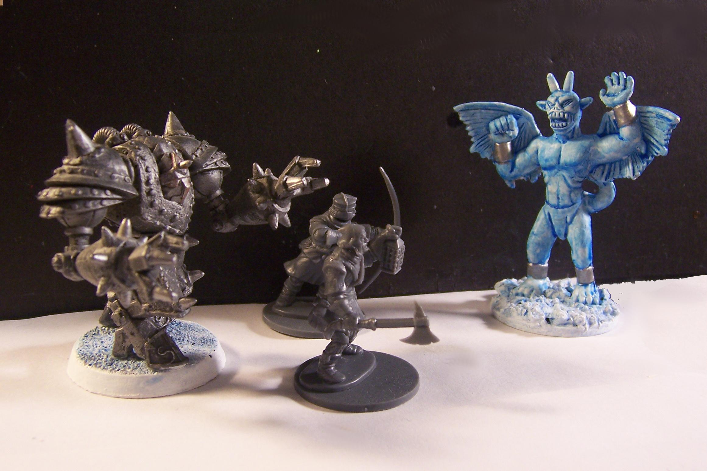 Frostgrave Warband faces off against Demon