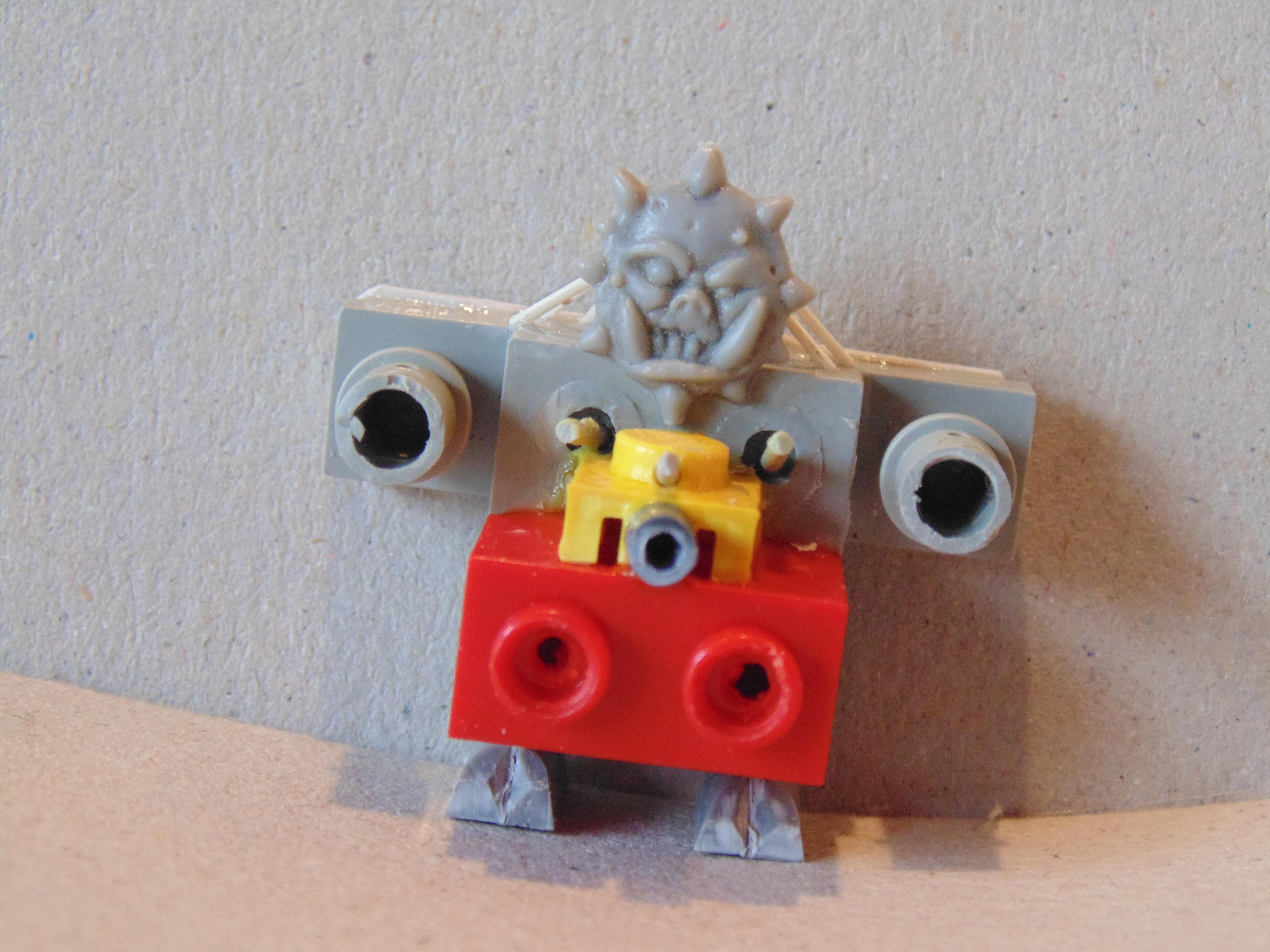 6mm, Army, Conversion, Epic, Gargant, Green, Mob, Nob, Oldhammer, Orks, Scratch, Scratch Build, Stampfa, Stompa, Superstompa, Waaagh, Warhammer 40,000