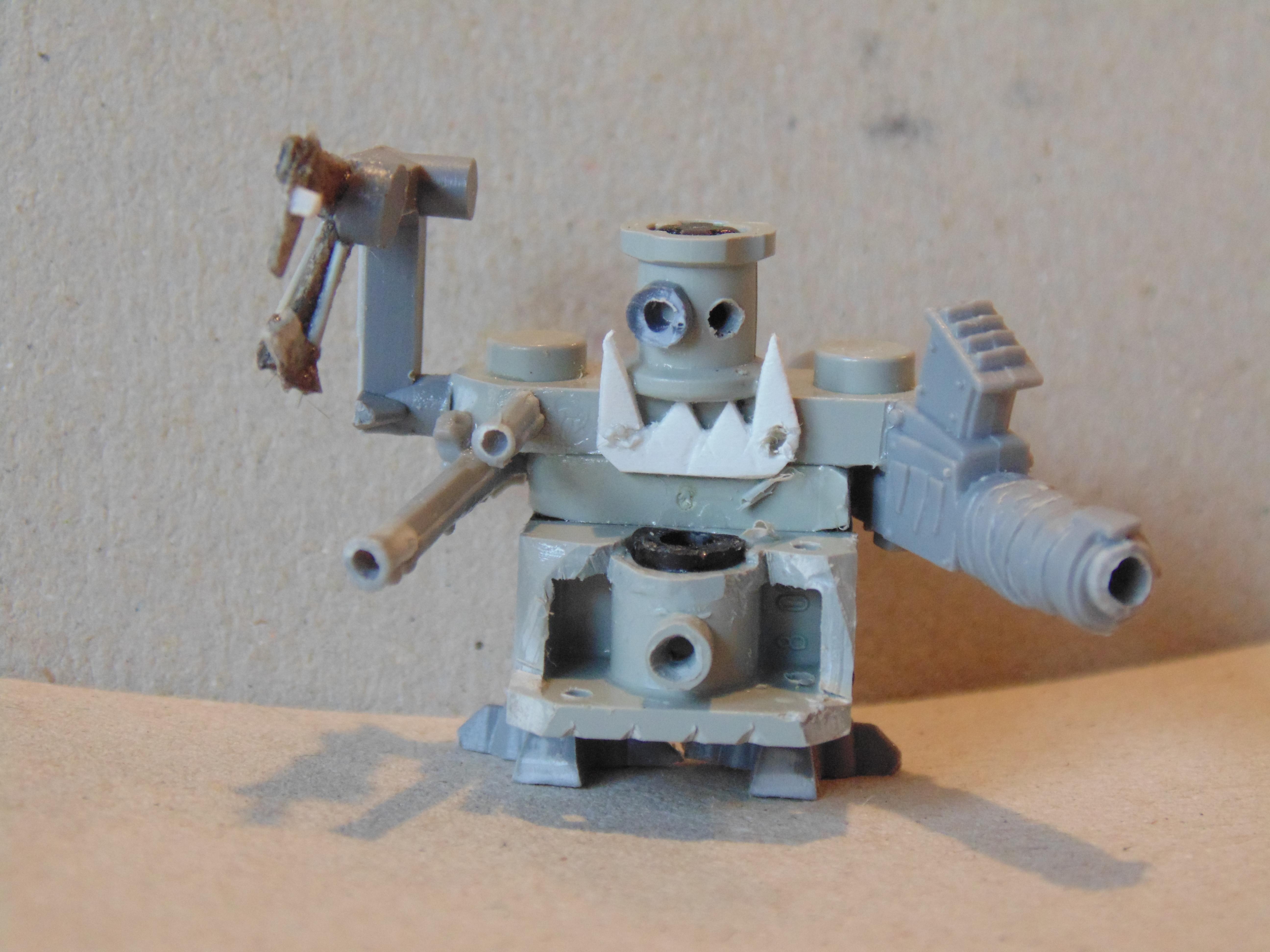 6mm, Army, Conversion, Epic, Gargant, Green, Mob, Nob, Oldhammer, Orks, Scratch, Scratch Build, Stampfa, Stompa, Superstompa, Waaagh, Warhammer 40,000