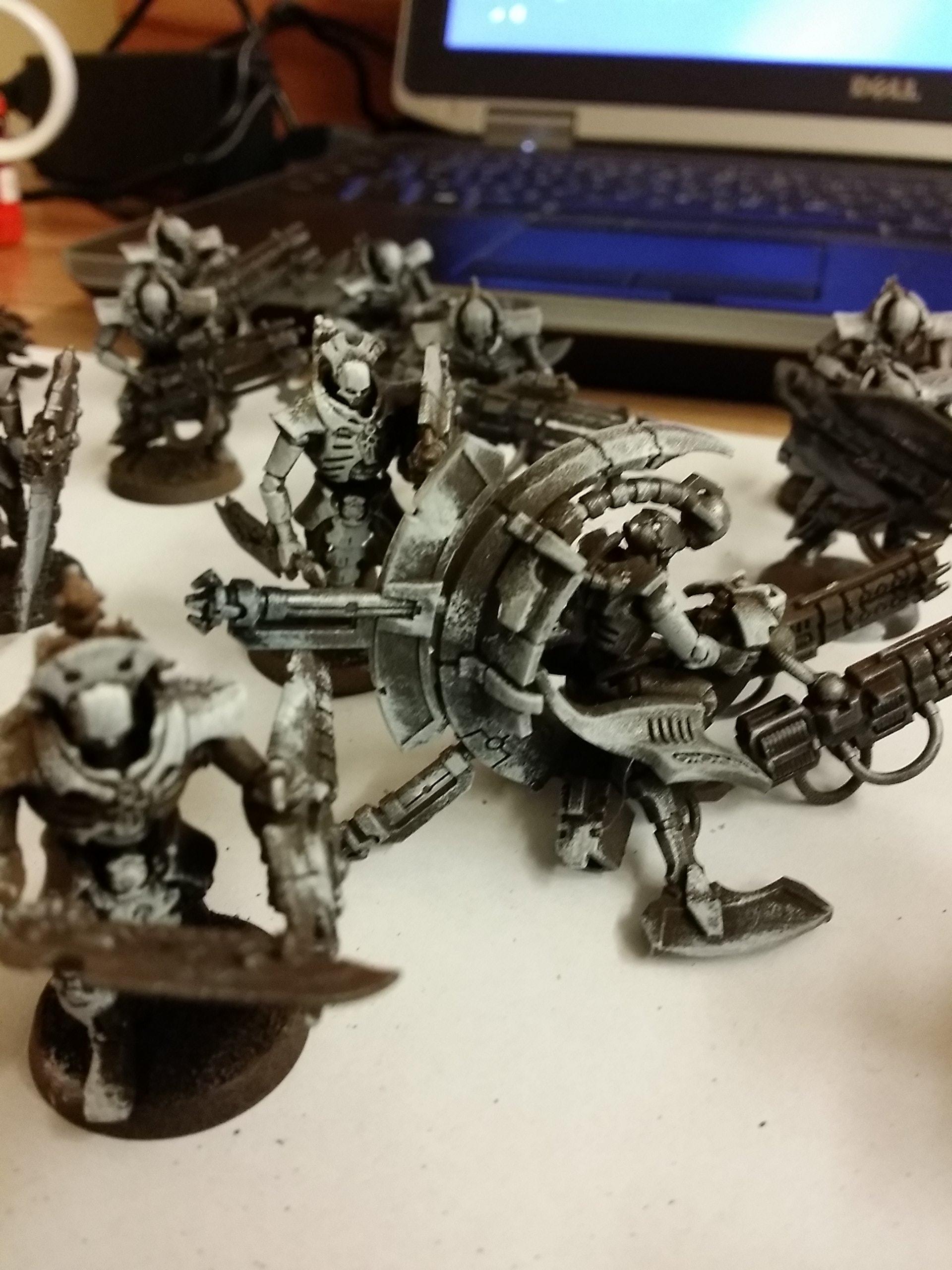 Necrons, Tomb Blades and Lych Guards