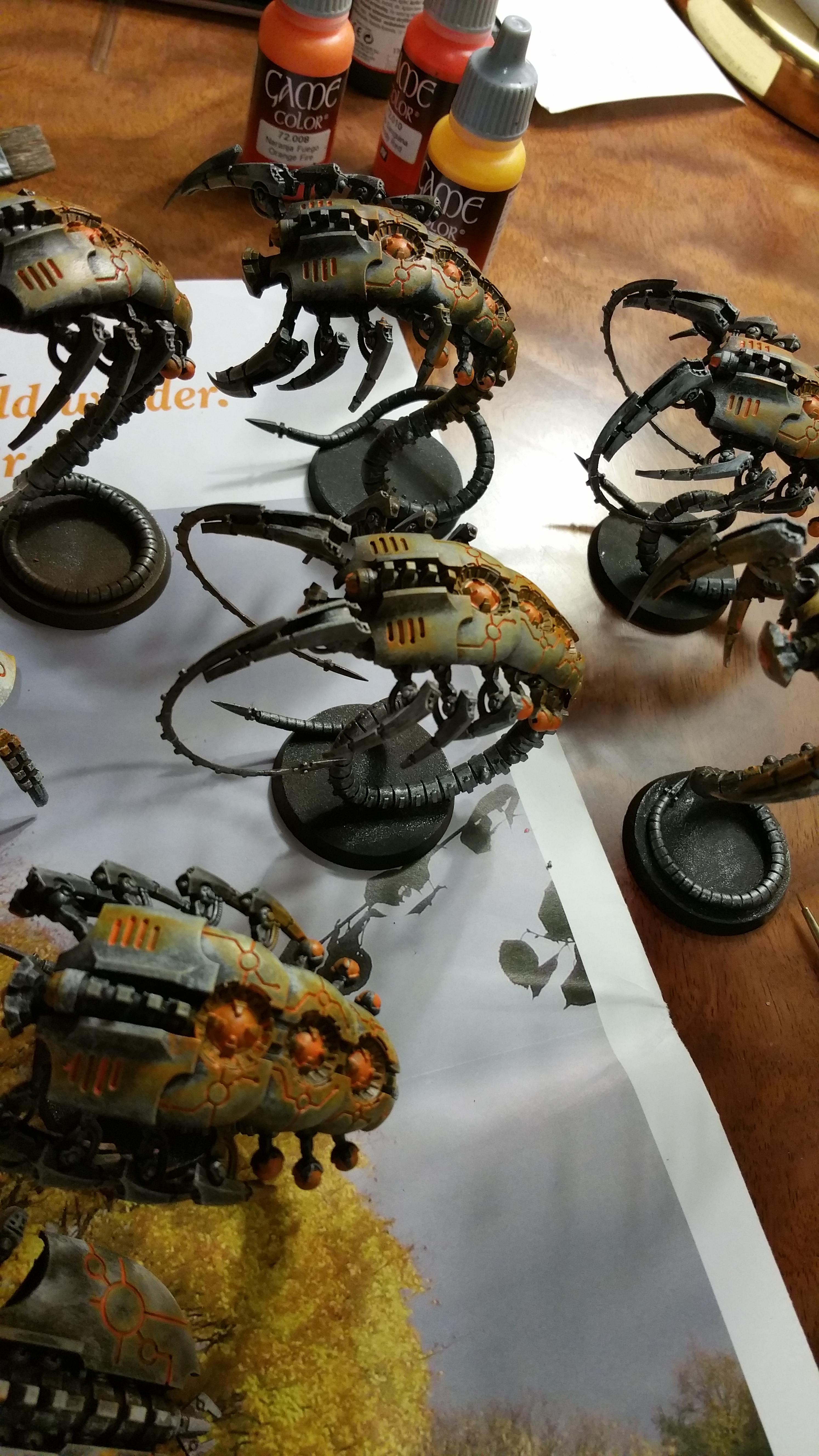 Necrons, Wraith and Spyder