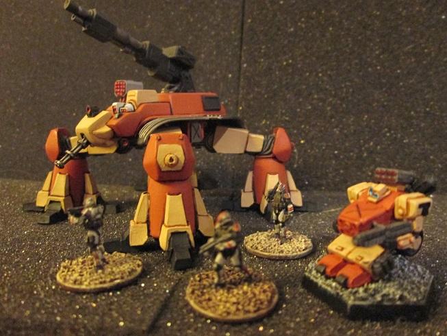 Artillery, Heavy Gear, Mech, Strider, Tank, Thunderhammer