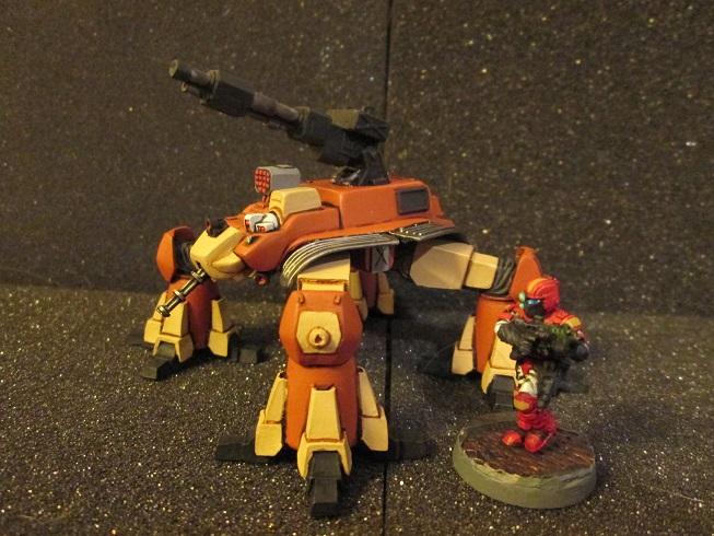 Thunderhammer vs. 28mm figure