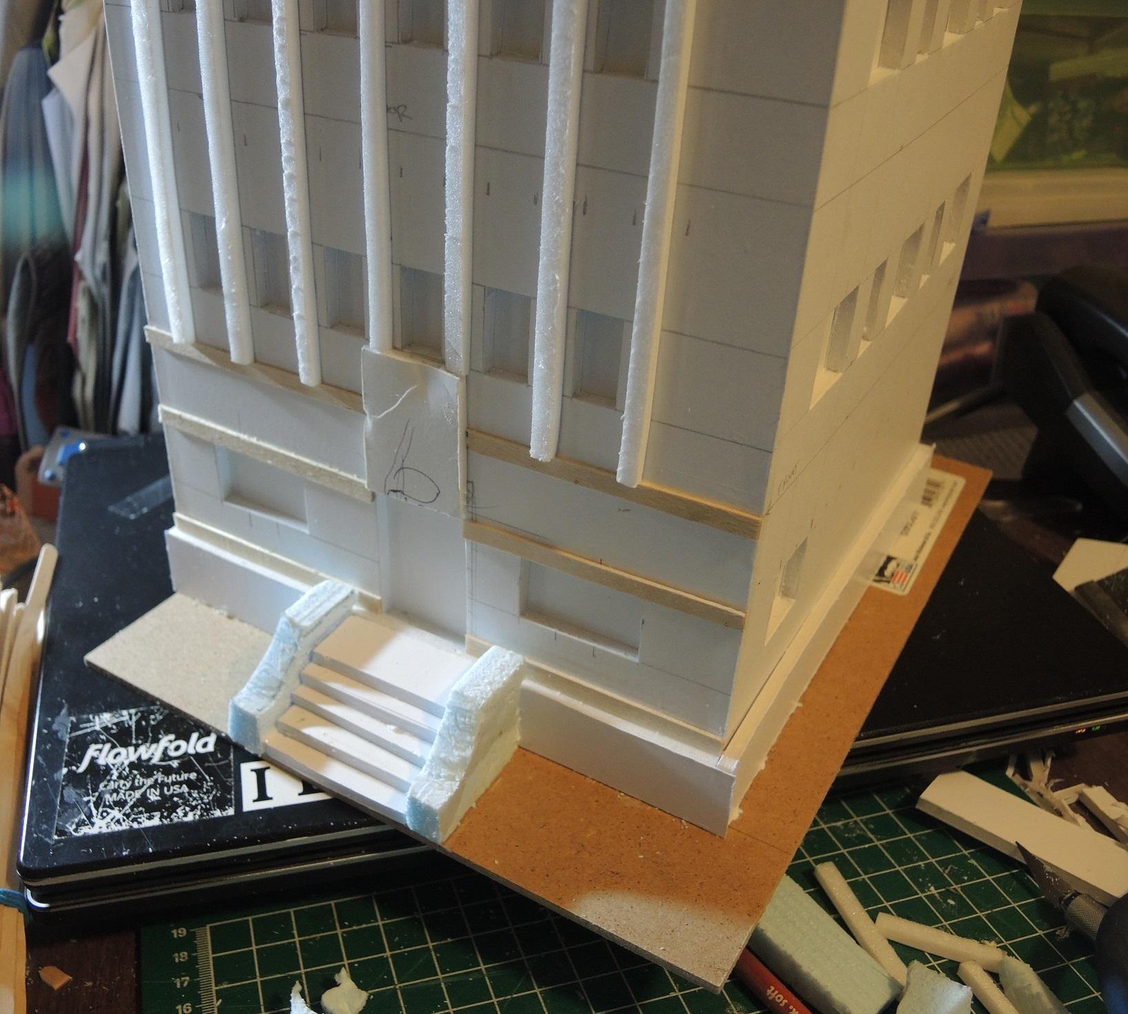 Buildings, Commission, Commissioned, Details, Game Table, Infinity, Road, Ruins, Scratch Build, Terrain, Waaazag, Warhammer 40,000, Work In Progress