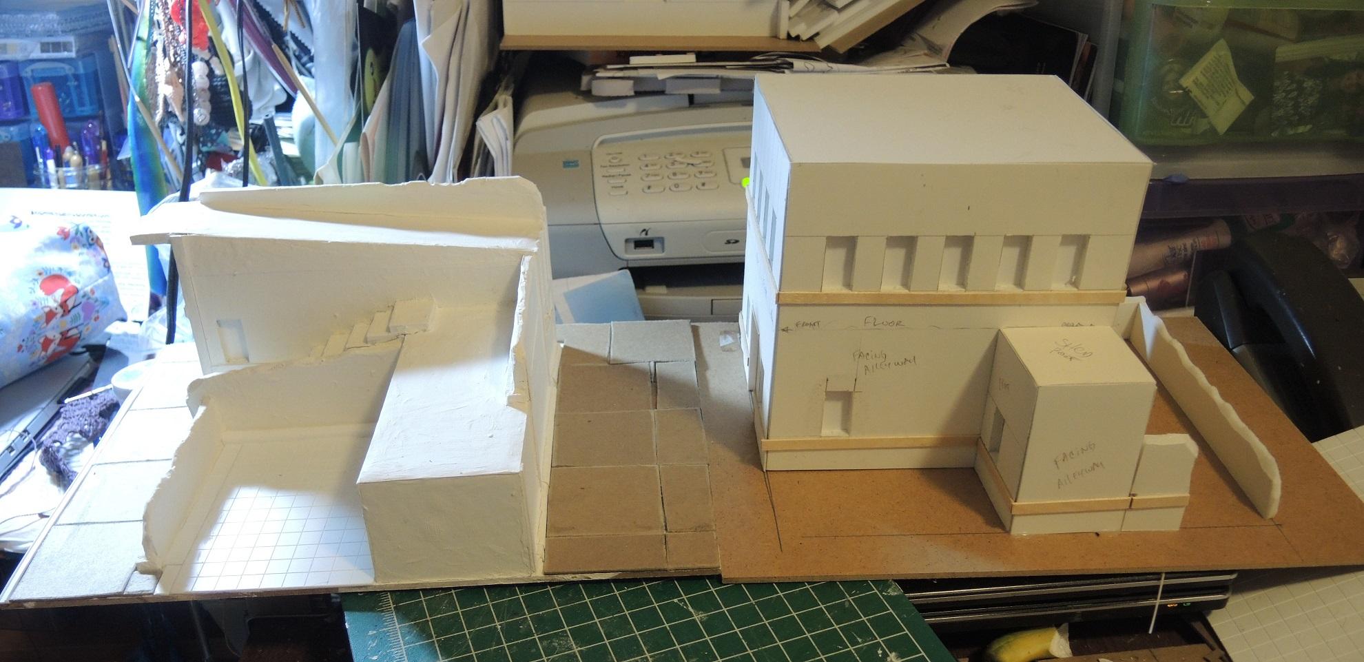 Commission, Commissioned, Game Table, Infinity, L Building, Road, Ruins, Scratch Build, Terrain, Waaazag, Warhammer 40,000, Work In Progress