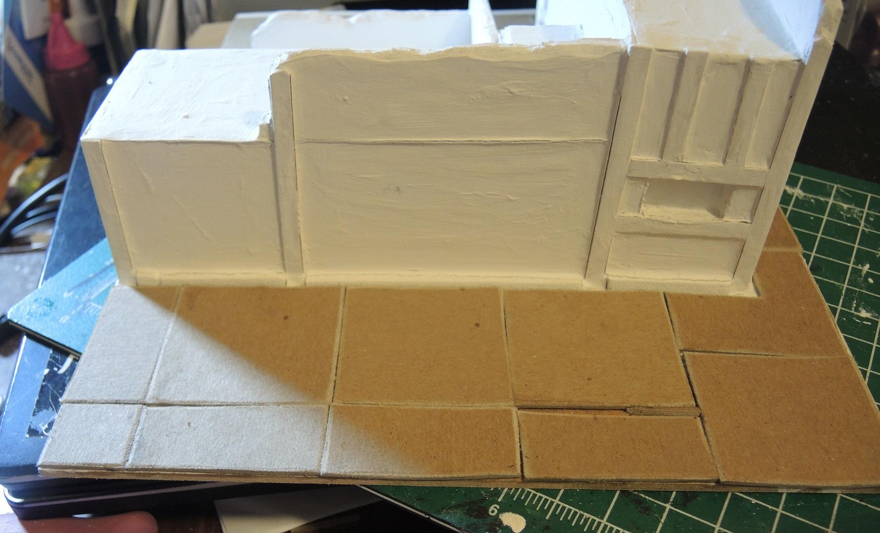 Commission, Commissioned, Game Table, Infinity, L Building, Road, Ruins, Scratch Build, Terrain, Waaazag, Warhammer 40,000, Work In Progress