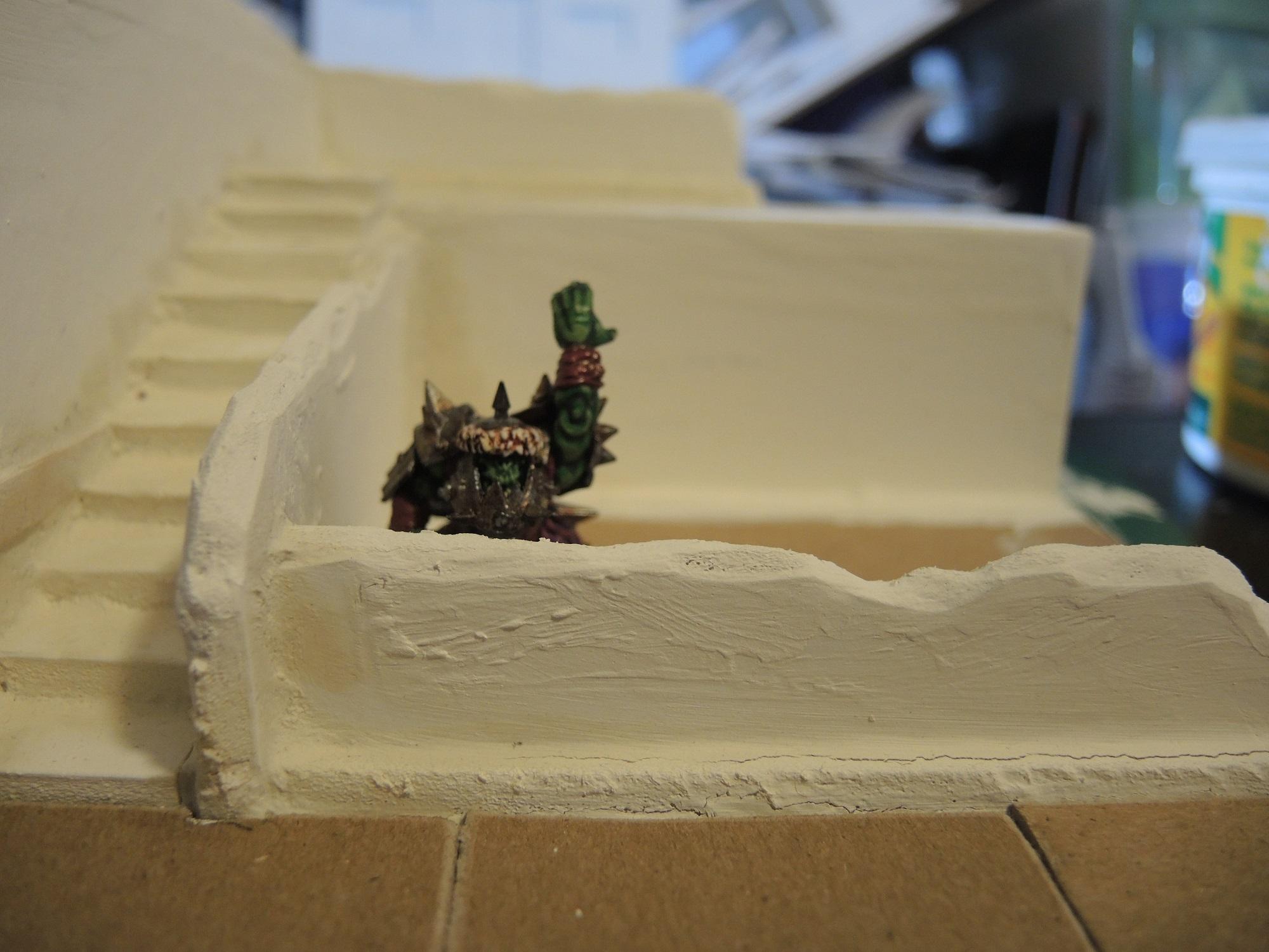 Commission, Commissioned, Game Table, Infinity, L Building, Road, Ruins, Scratch Build, Terrain, Waaazag, Warhammer 40,000, Work In Progress